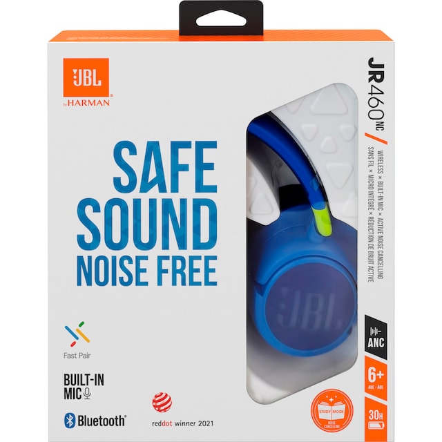 JBL Kinder-Kopfhörer »JR460NC«, Bluetooth-A2DP Bluetooth-AVRCP Bluetooth-HFP,  Noise-Cancelling, Active Noise Cancelling | BAUR