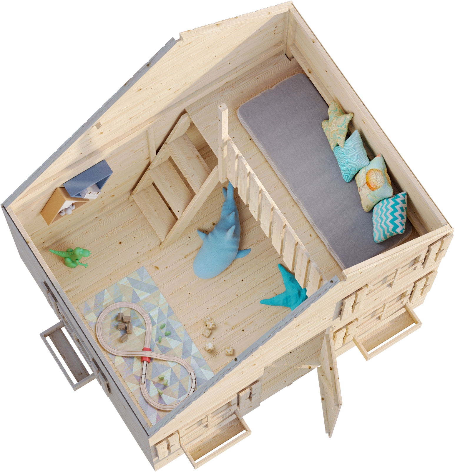 Palmako Spielhaus »Tom 3,8 m²« BxTxH: 258x224x224 cm