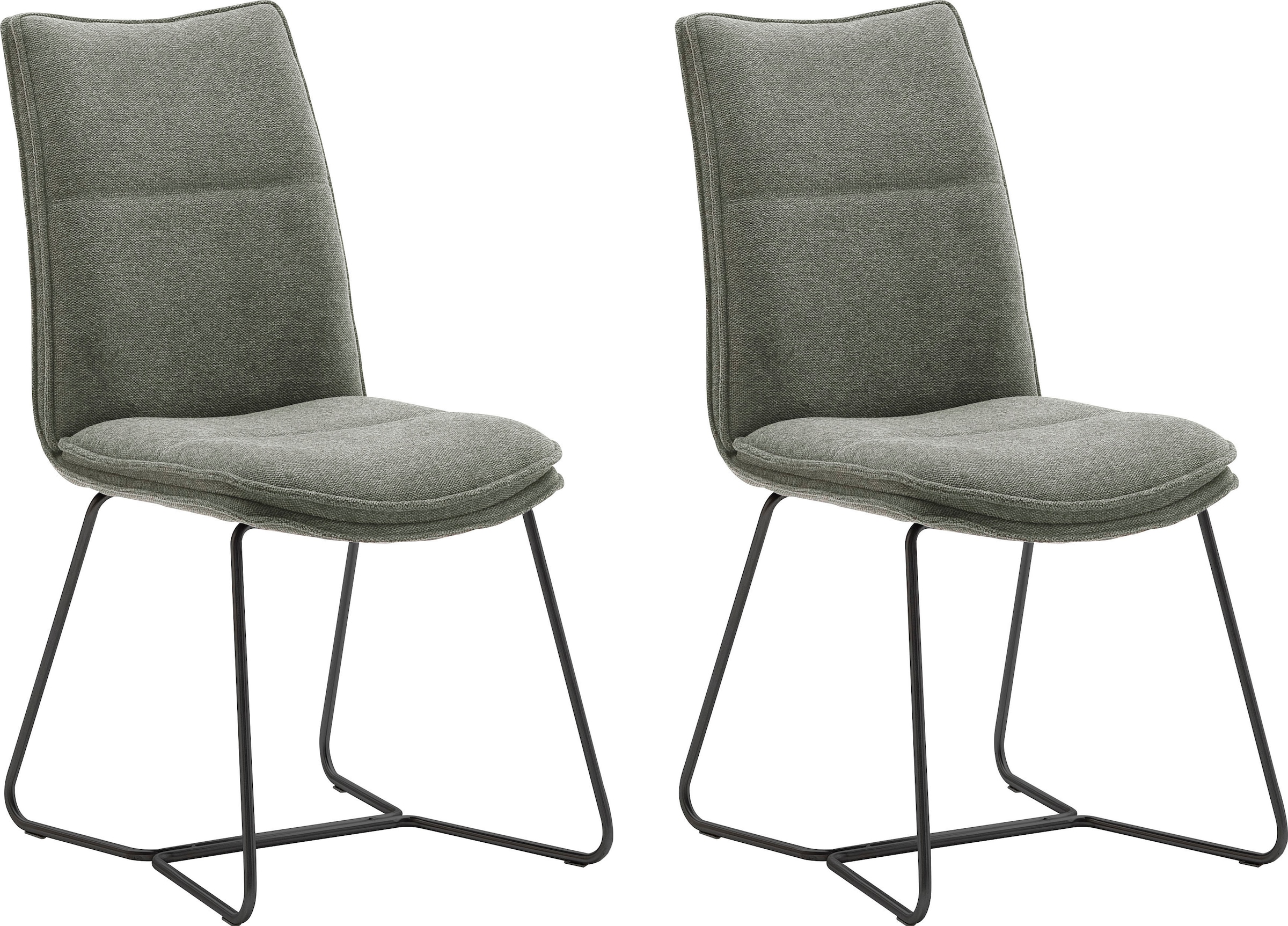 MCA furniture Stuhl "Hampton" (Set) 2 Stk. Chenilleoptik 2er Set, mit Griff günstig online kaufen