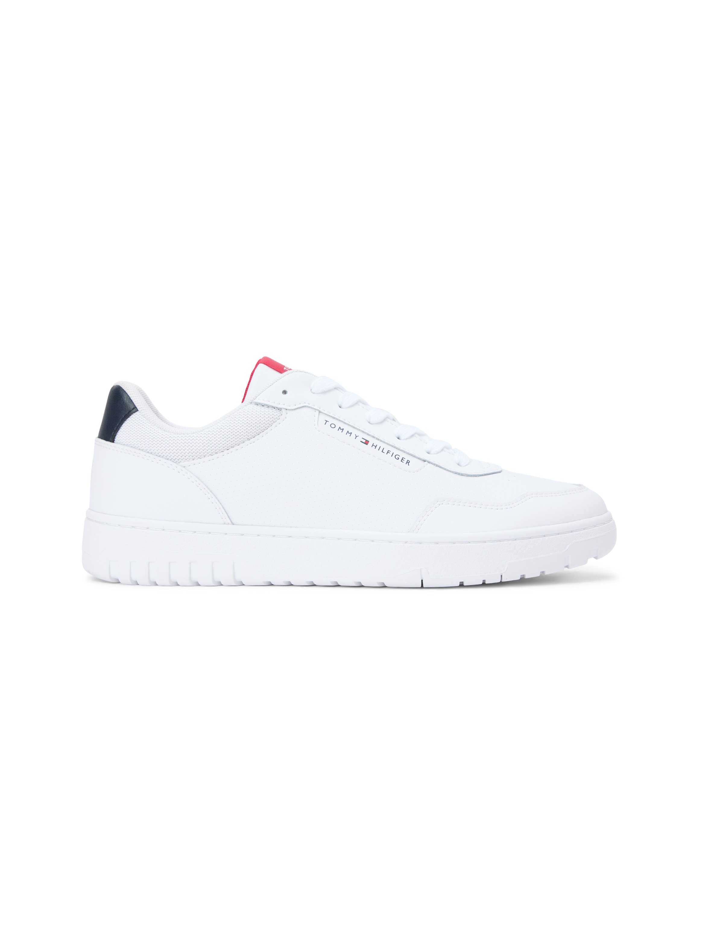 Tommy Hilfiger Sneaker »BASKET CORE LITE LTH«  Freizeitschuh, Halbschuh, Schnürschuh mit Logo an der Schuhzuge