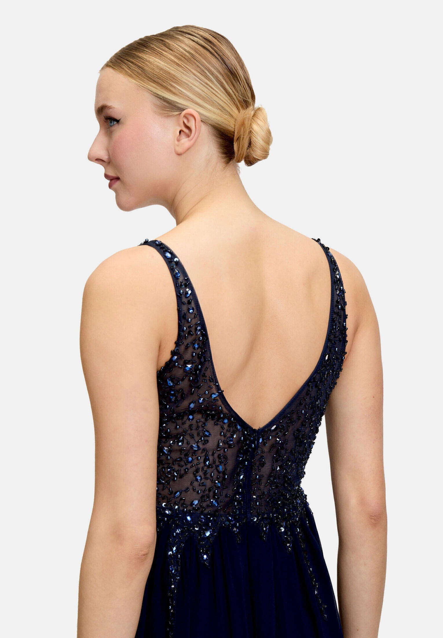 Vera Mont Abendkleid »Damen mit Stickerei« Ohne Tasche Glitzersteine