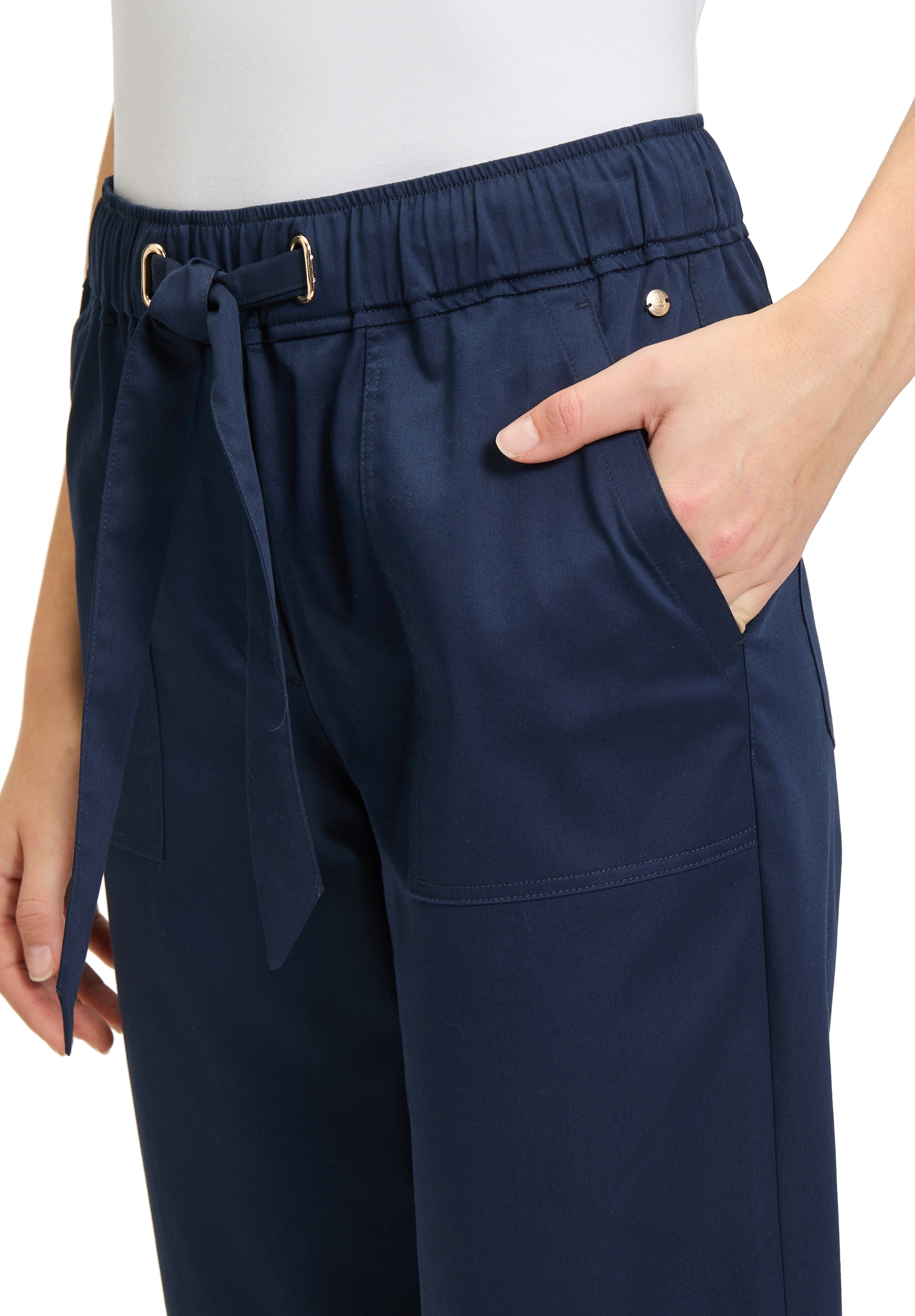 Betty&Co Stoffhose »Betty & Co Damen Casual-Hose mit elastischem Bund«, Material