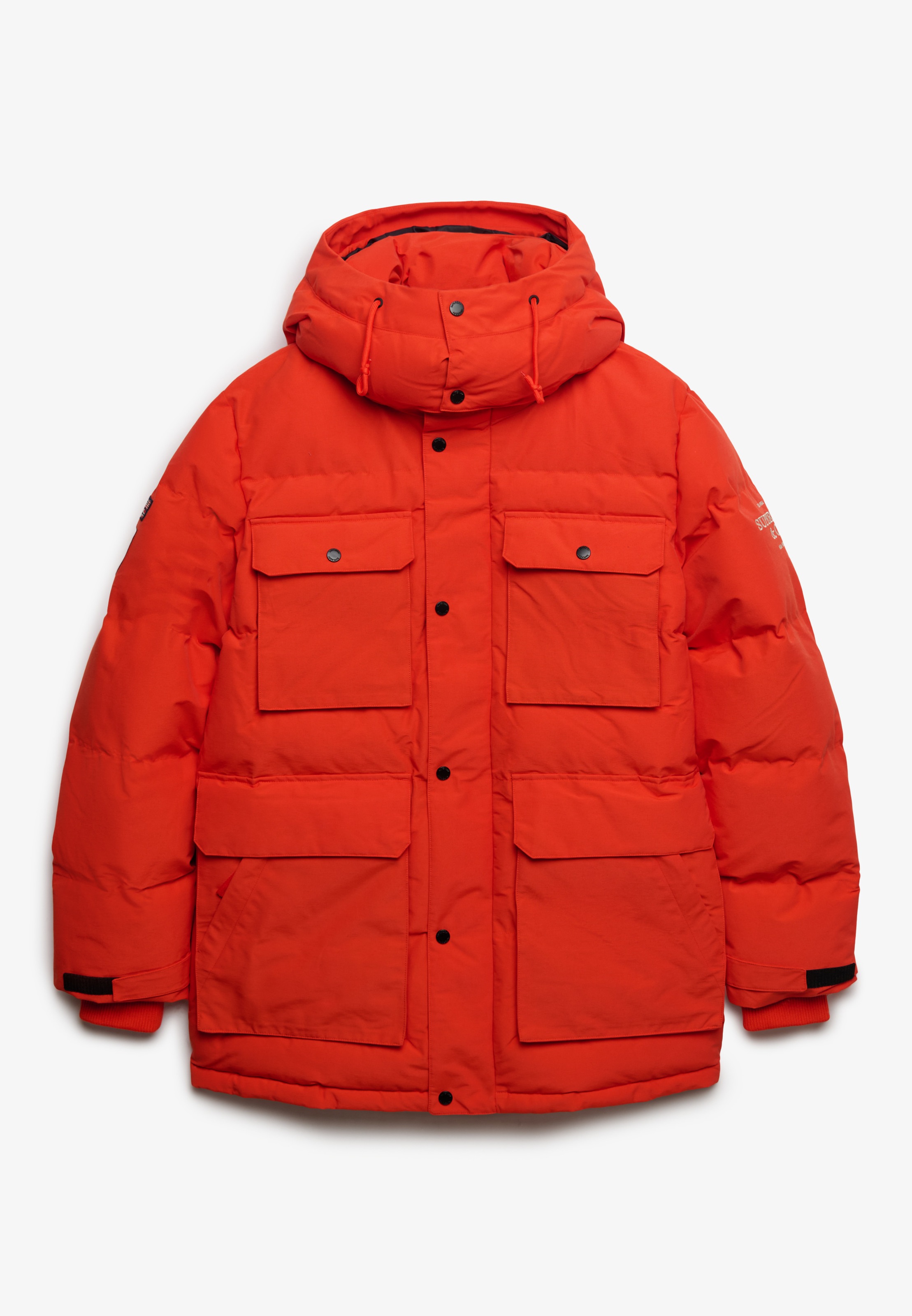 Superdry Steppjacke »EVEREST EXPEDITION PARKA« mit Kapuze Materialmix, slim fit
