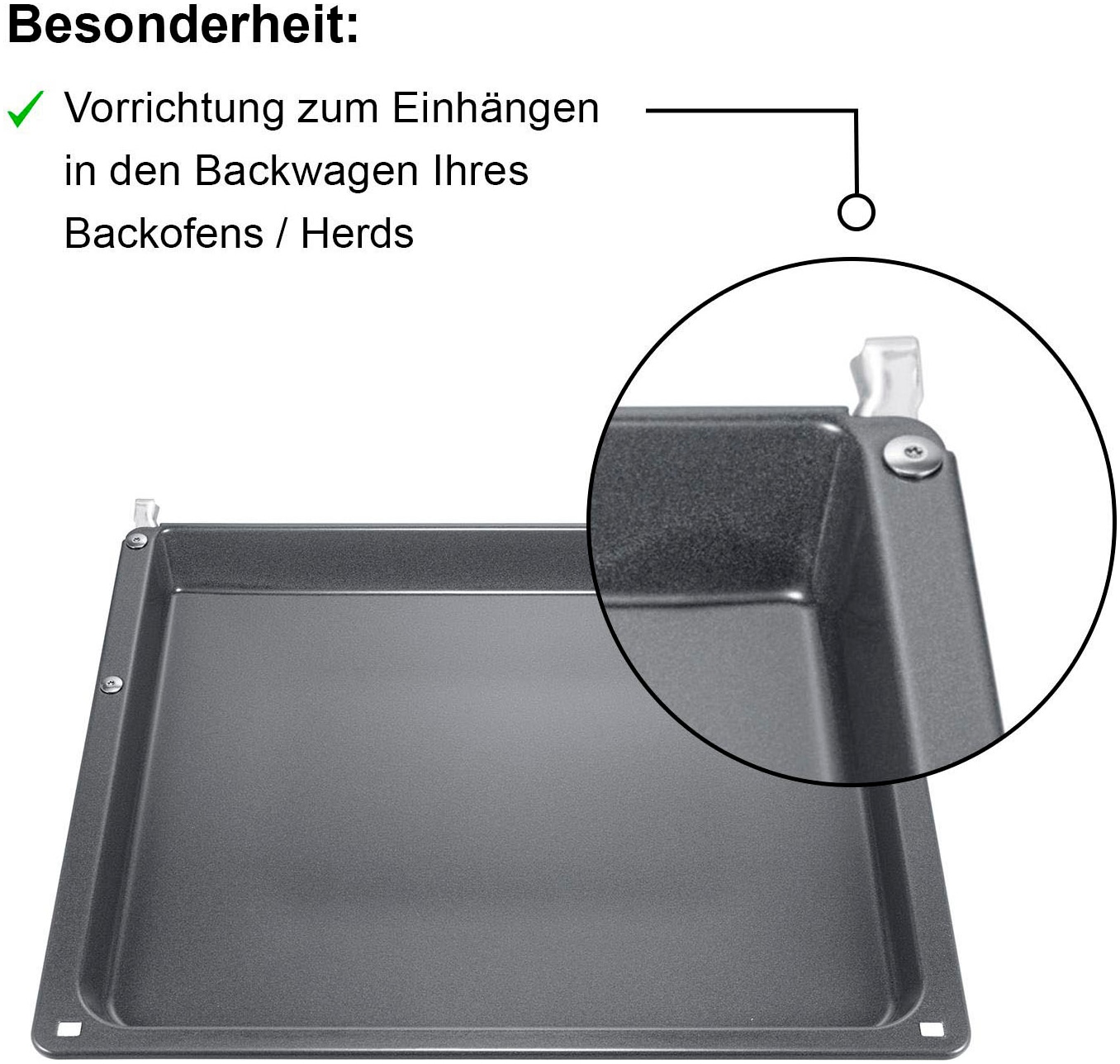 BOSCH Backblech »HEZ541000«, Stahl