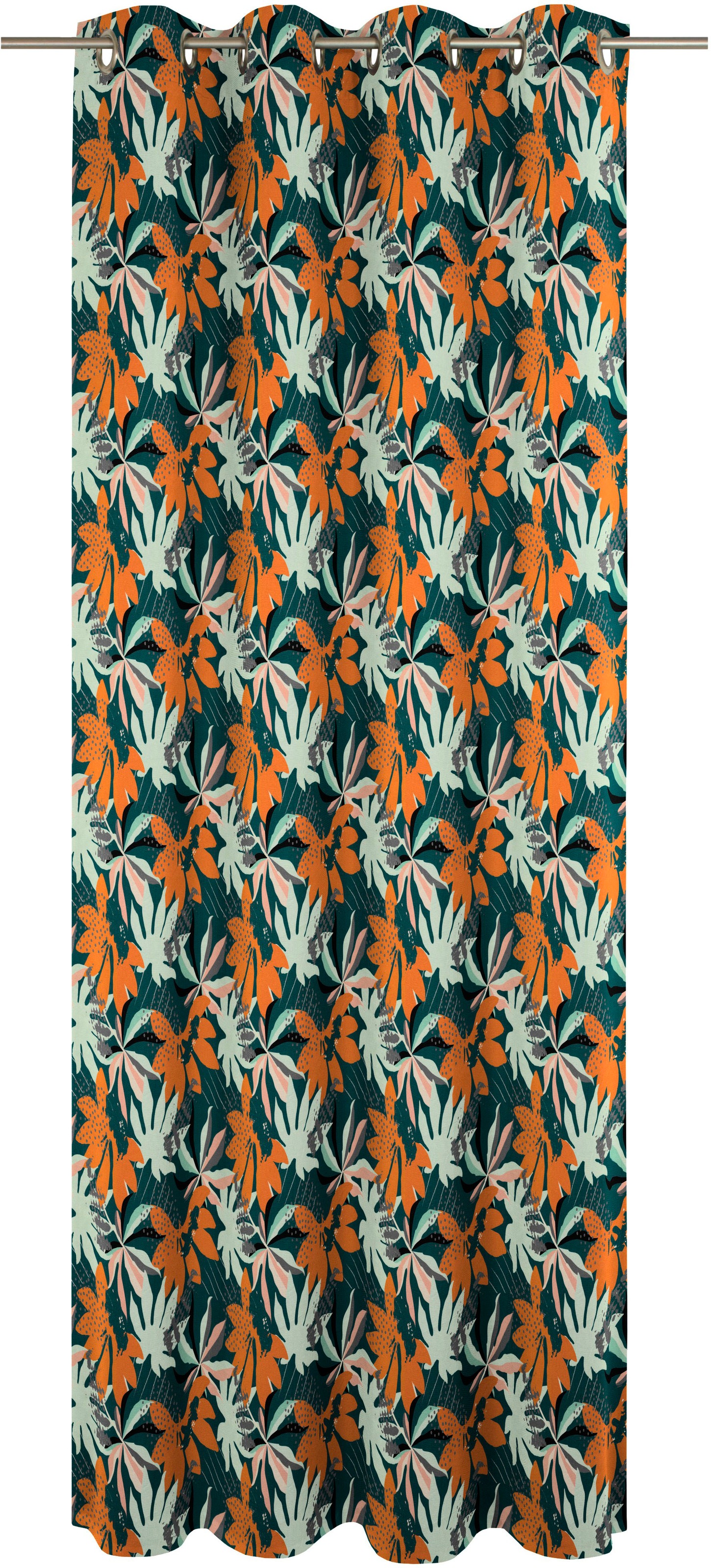 Adam Vorhang "Vorhang Jungle aus 100 % Bio-Baumwolle, Ösen (1 St)" Ösen 1 S günstig online kaufen