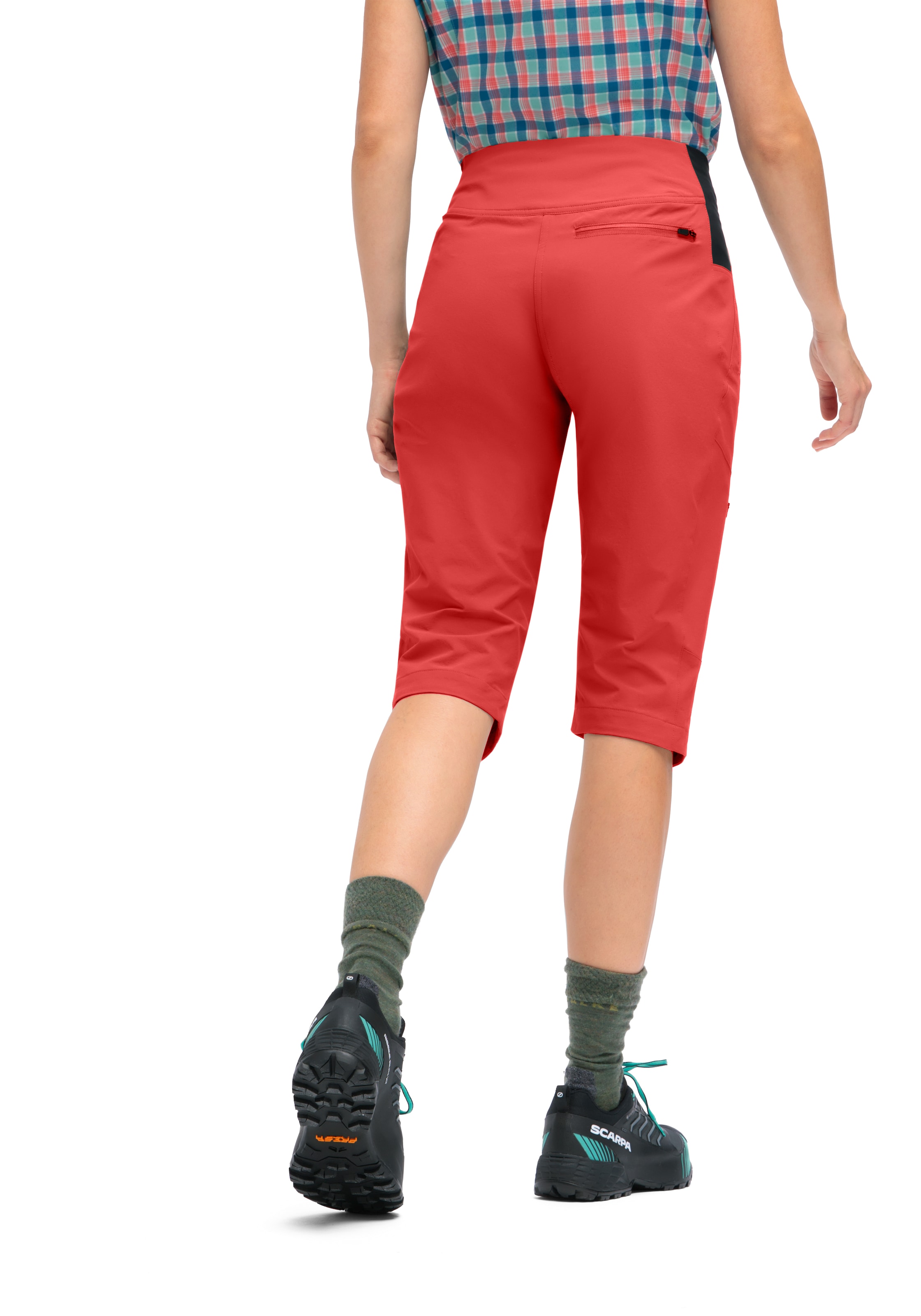 Maier Sports Outdoorhose »Inara slim Capri Vario«, Damen Wanderhose, elastische Funktionshose mit 4 Taschen, Slim Fit