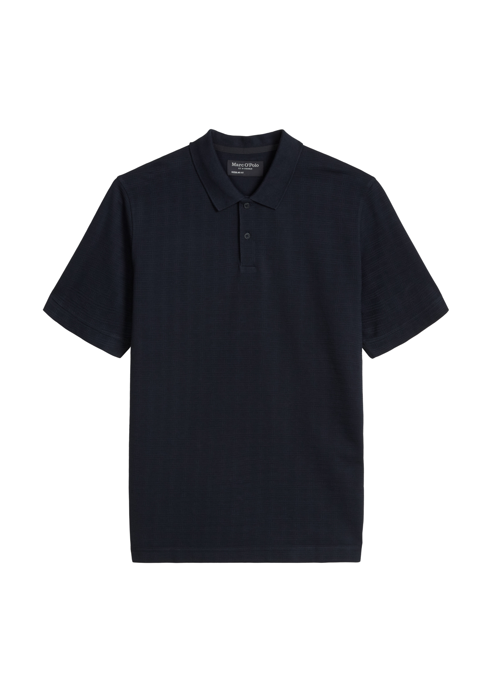 Marc O'Polo Poloshirt »im strukturierten Karo-Jacquard«