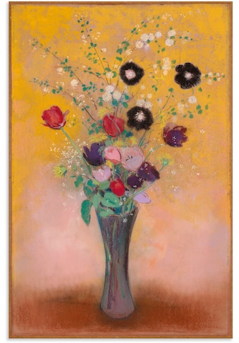 Artland Alu-Dibond-Druck »Vase su Blumen. 1916...