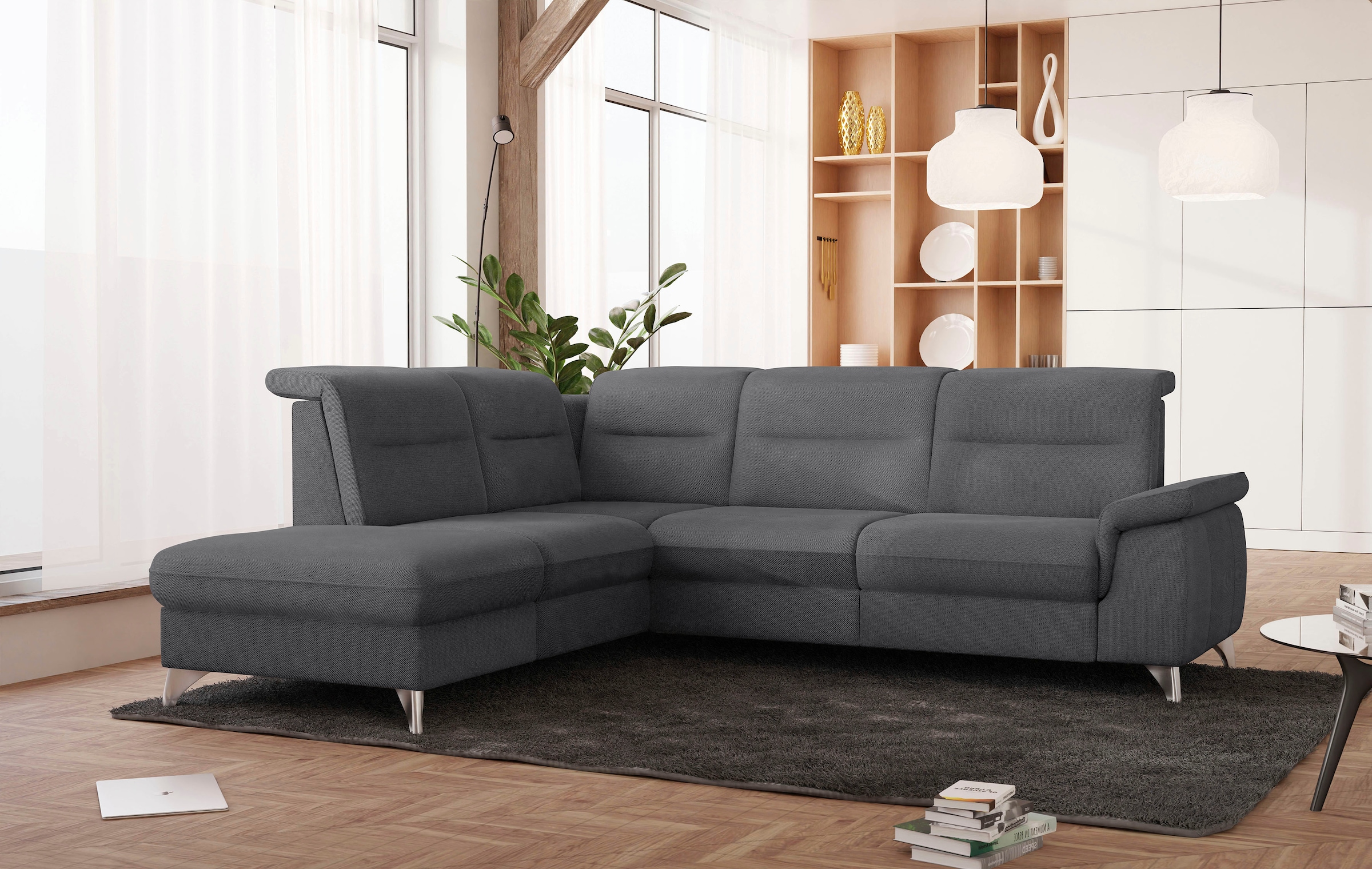 sit&more Ecksofa "Astoria L-Form", wahlweise mit motorischer Relaxfunktion günstig online kaufen