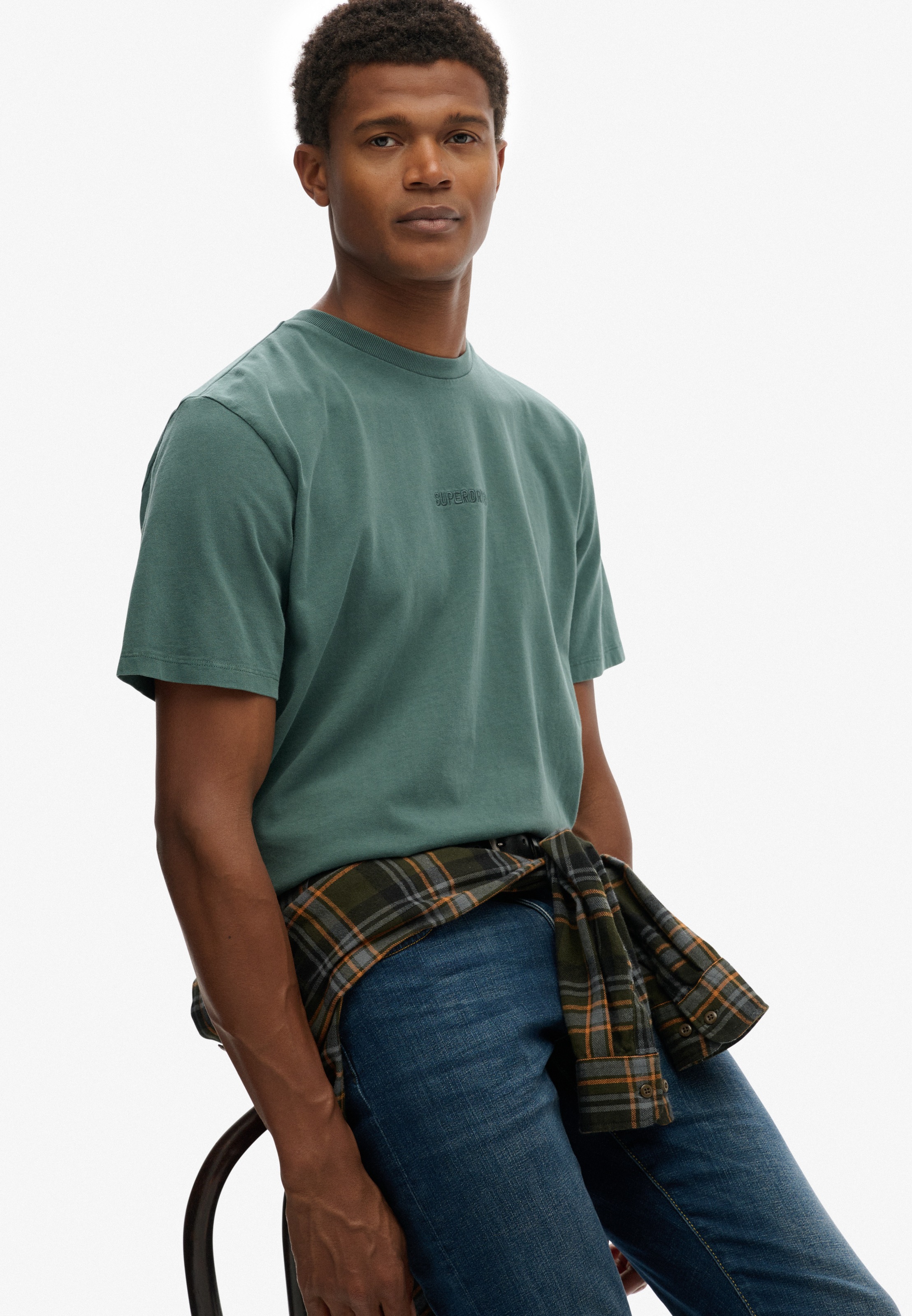 Superdry Rundhalsshirt "MICRO LOGO T SHIRT" günstig online kaufen