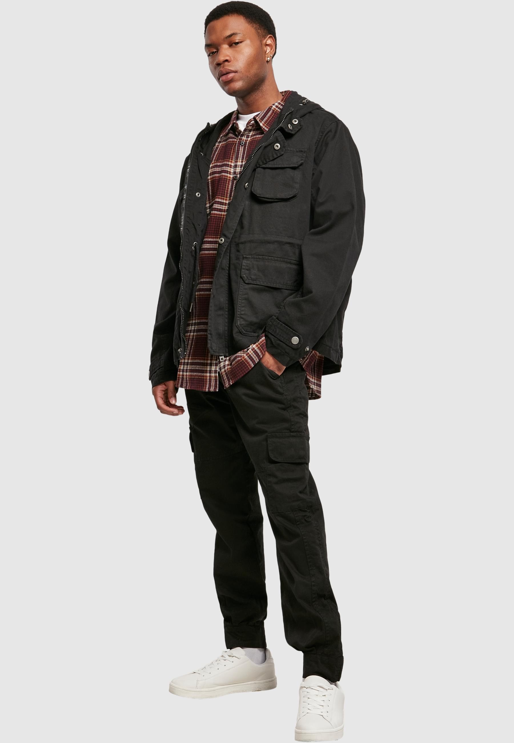 URBAN CLASSICS Allwetterjacke »Urban Classics Herren Cotton Field Jacket«, (1 St.), mit Kapuze