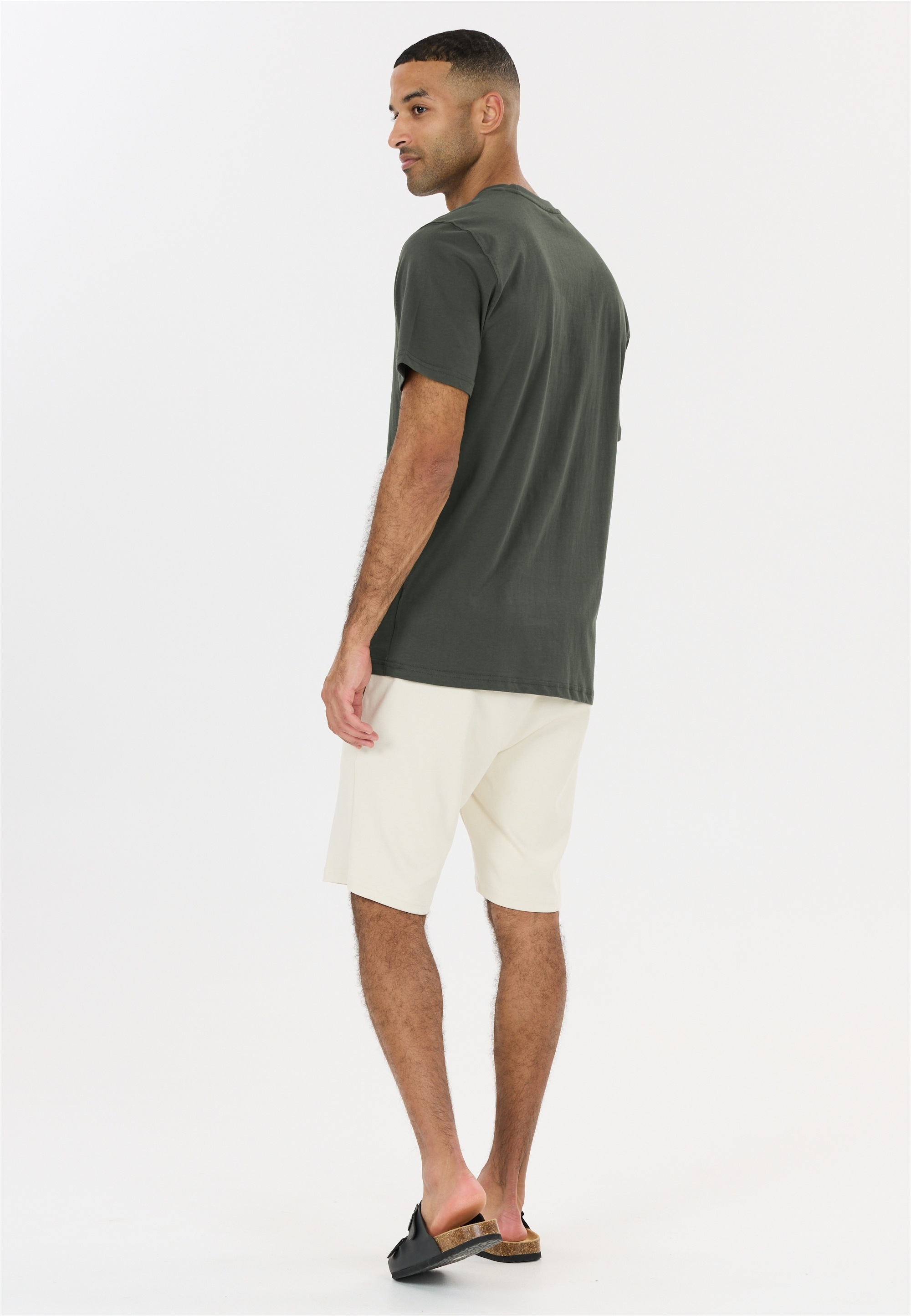 nou T-Shirt »Blanck« mit kleinem Print auf Brust