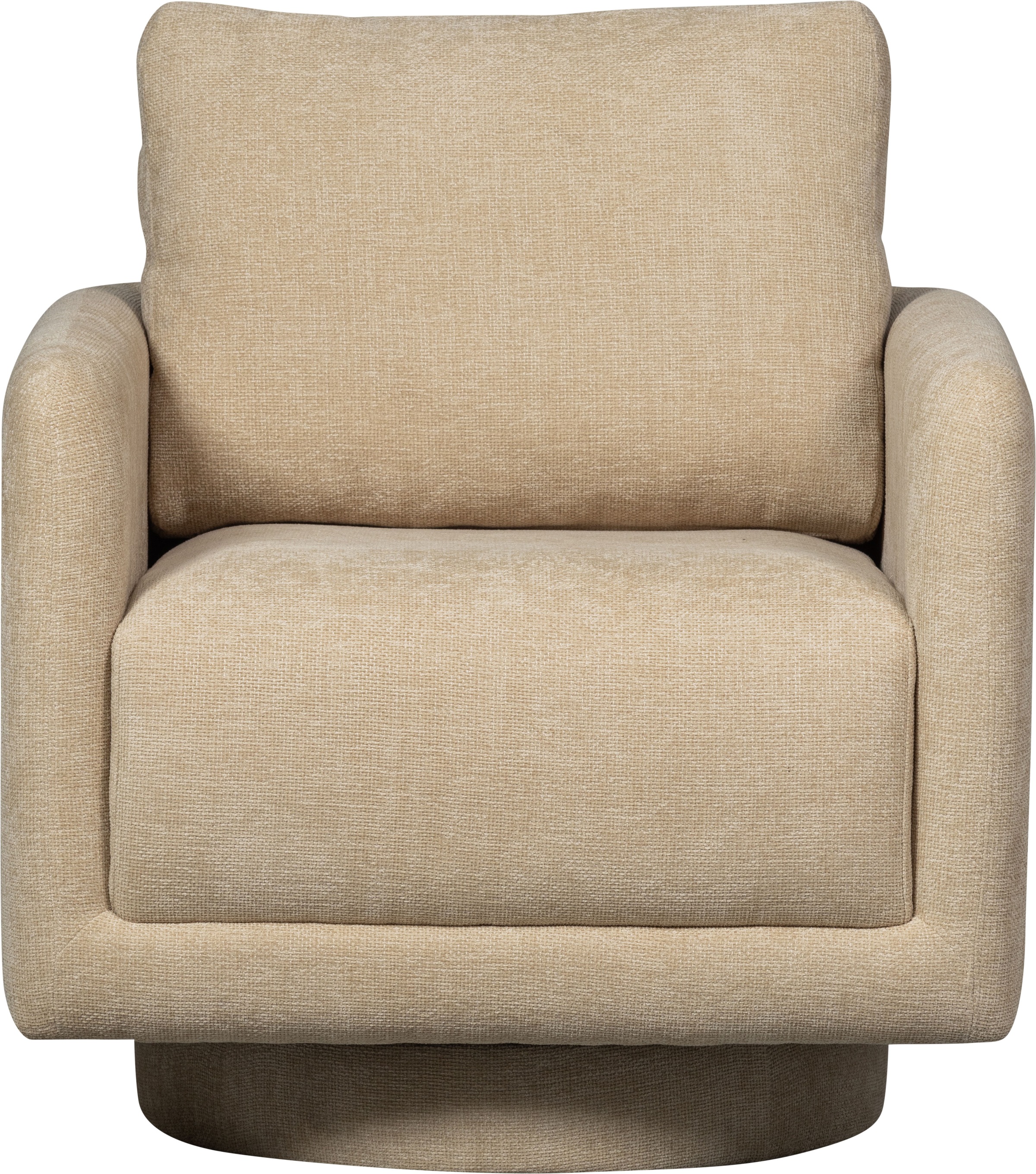 WOOOD Drehsessel »Oscar«, mit weichem Chenille-Bezug, Breite 78 cm
