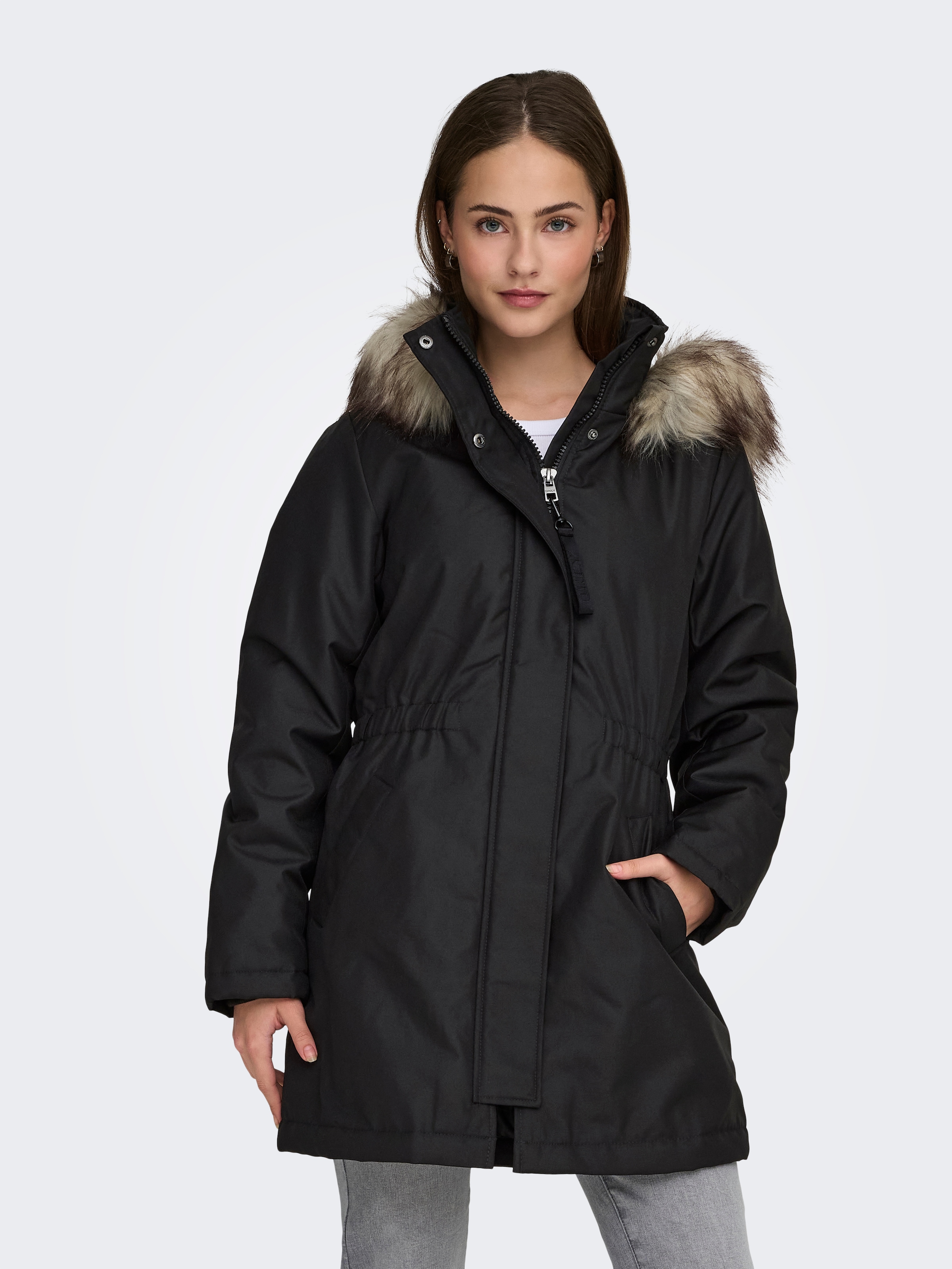 ONLY Parka "ONLMATHILDA WINTER FUR PARKA OTW" mit Kapuze günstig online kaufen