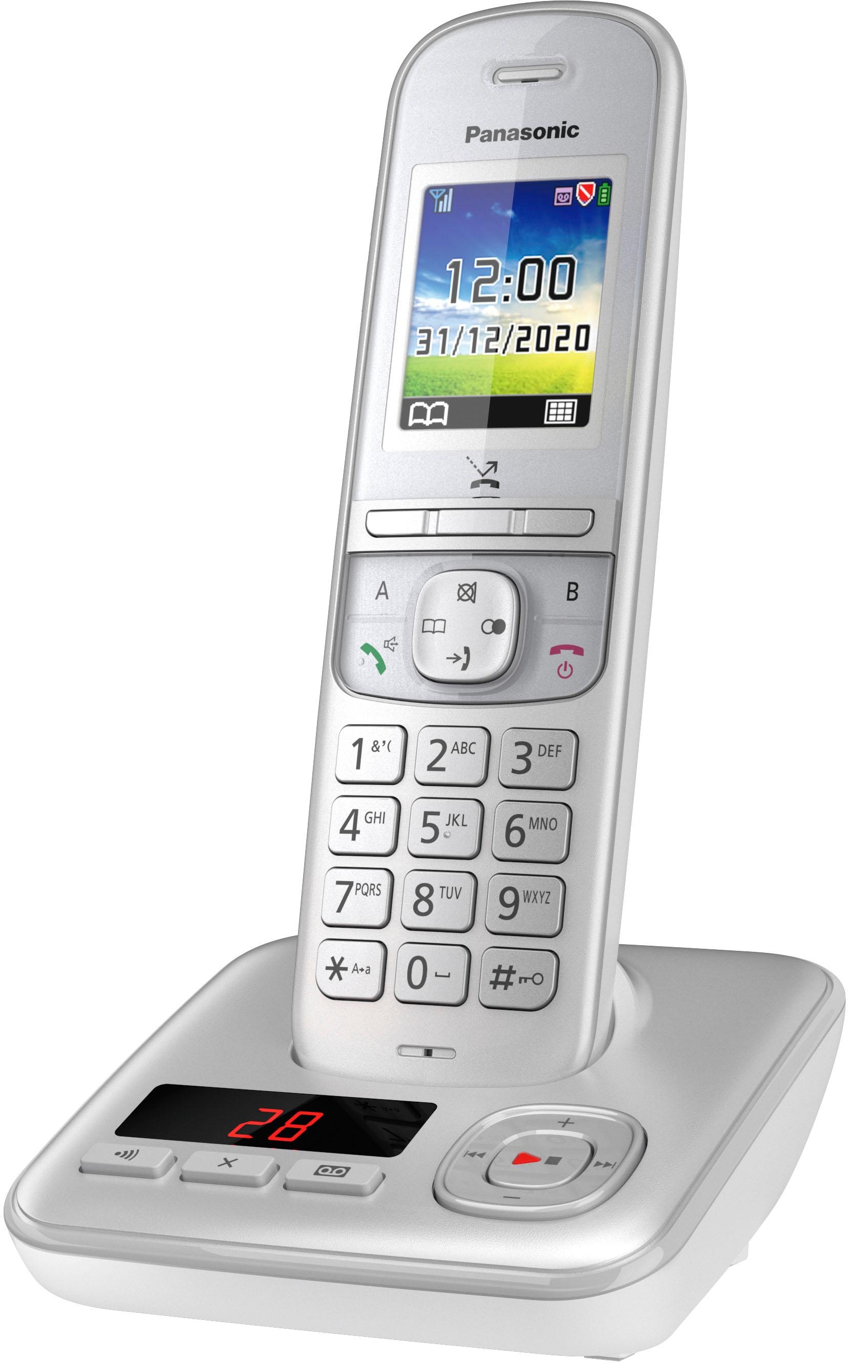 Panasonic Schnurloses DECT-Telefon »KX-TGH720«, (Mobilteile: 1), mit Anrufbeantworter