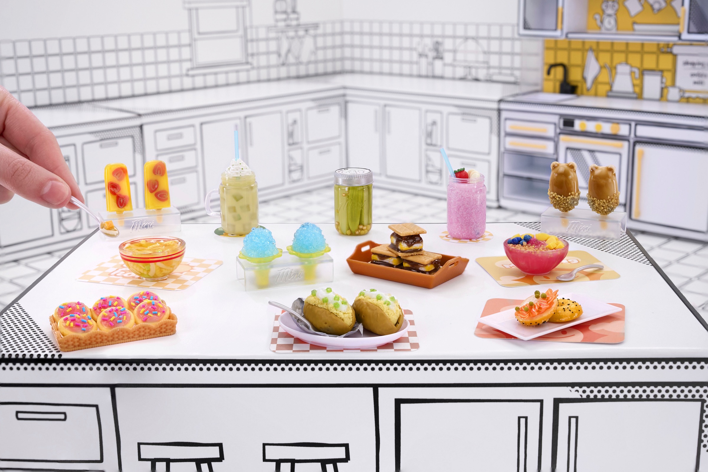 MGA ENTERTAINMENT Kreativset »MGA's Miniverse-Mini Foods Cafe«, sortierte Lieferung