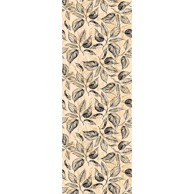 queence Vinyltapete »Blätterwerk«, natürlich, Selbstklebende Tapete 90x250cm  mit herbstlichem Motiv kaufen | BAUR