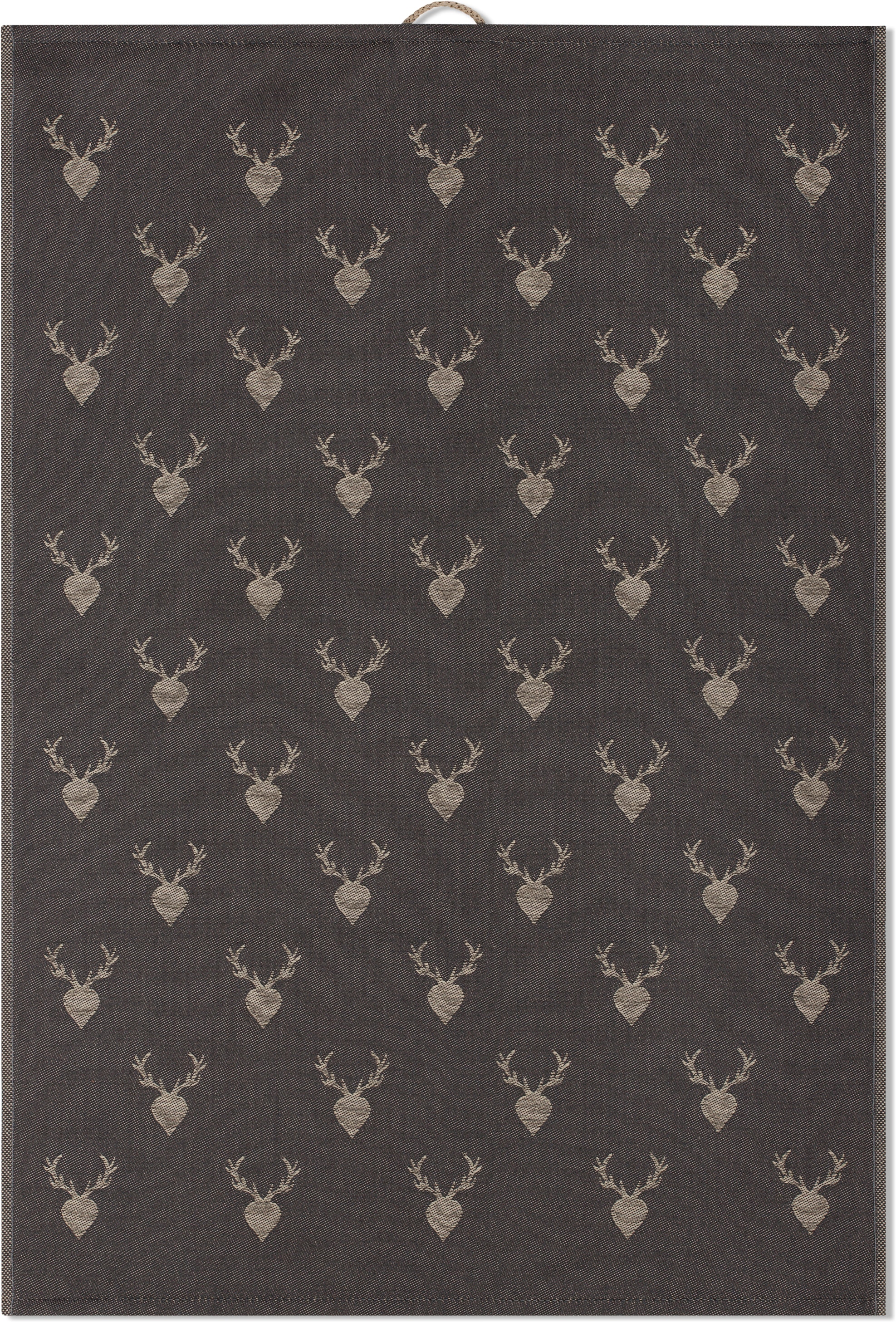 ROSS Geschirrtuch "2er-Set Hirsch + Hirsch, allover"