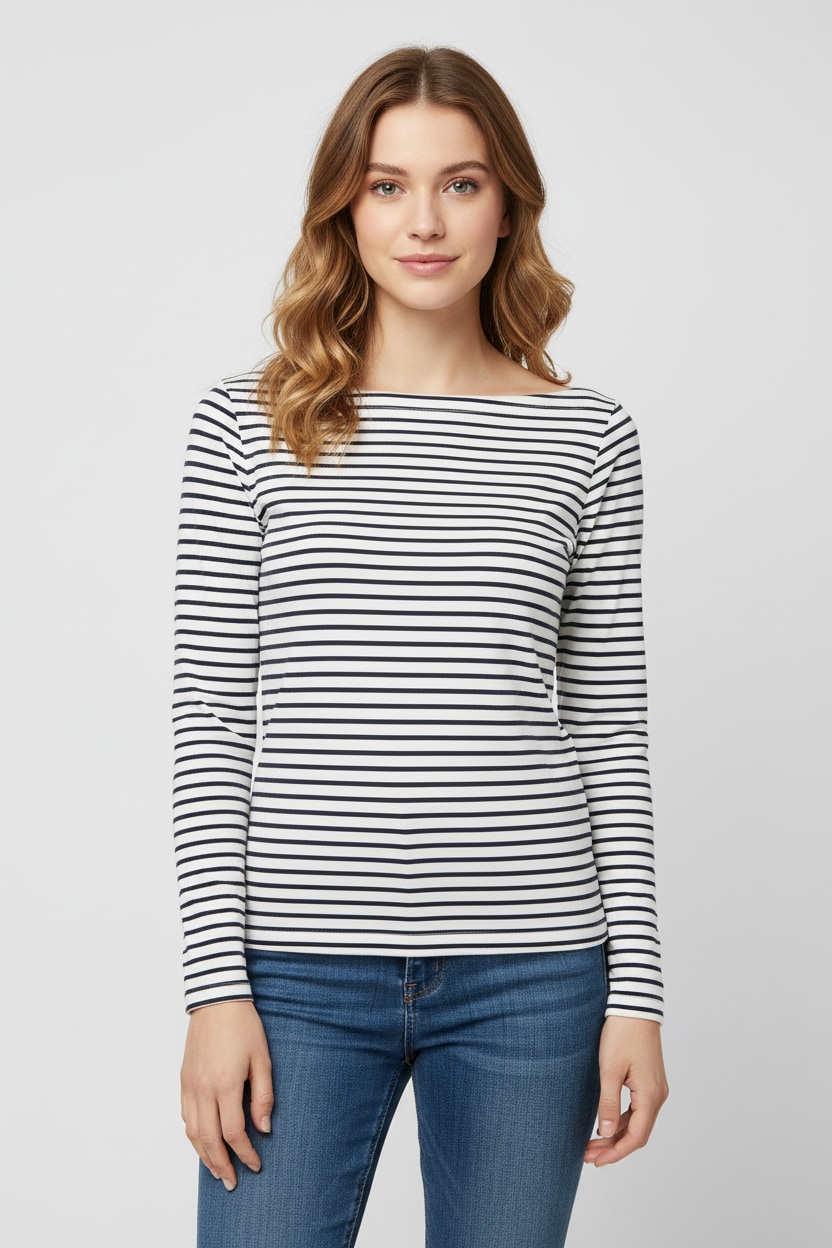 ONLY Langarmshirt "ONLKISS LIFE LS BOATNECK TOP CC JRS NOOS" günstig online kaufen