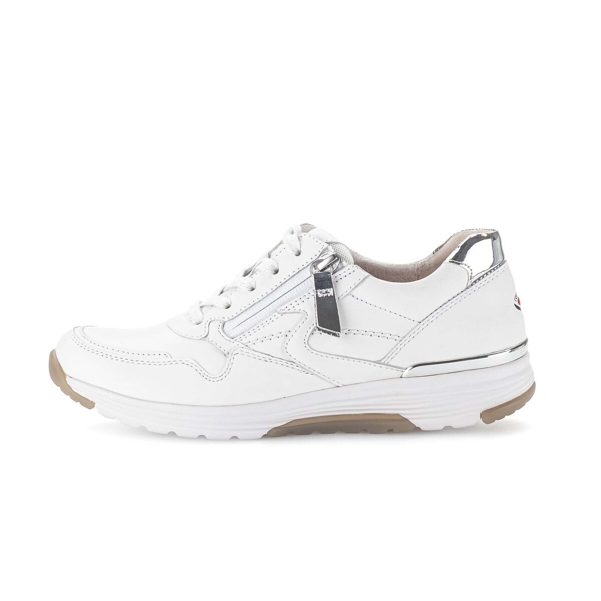 Gabor Sneaker "Sneaker low Materialmix Leder/Lederimitat" günstig online kaufen