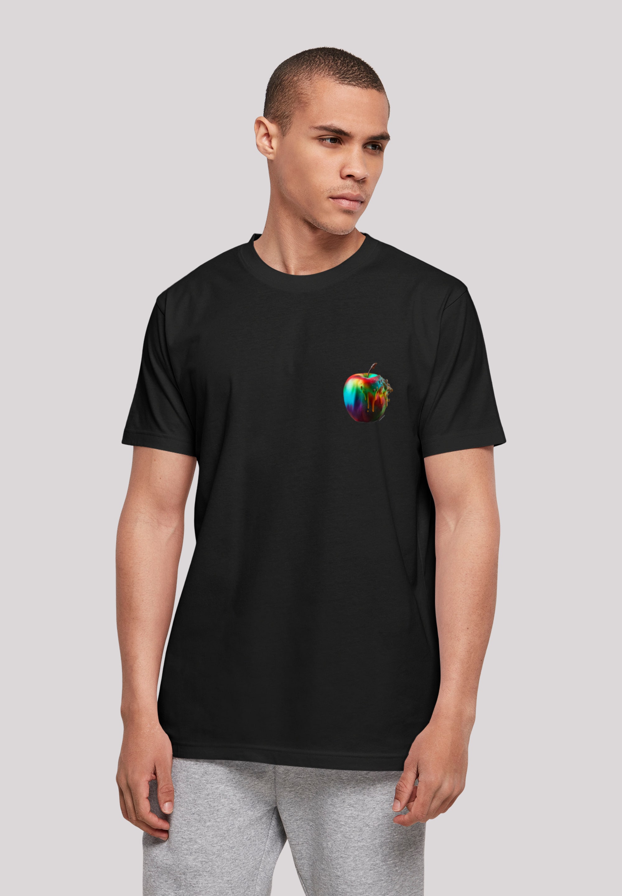 T-Shirt »Colorfood Collection - Rainbow Apple«, Print