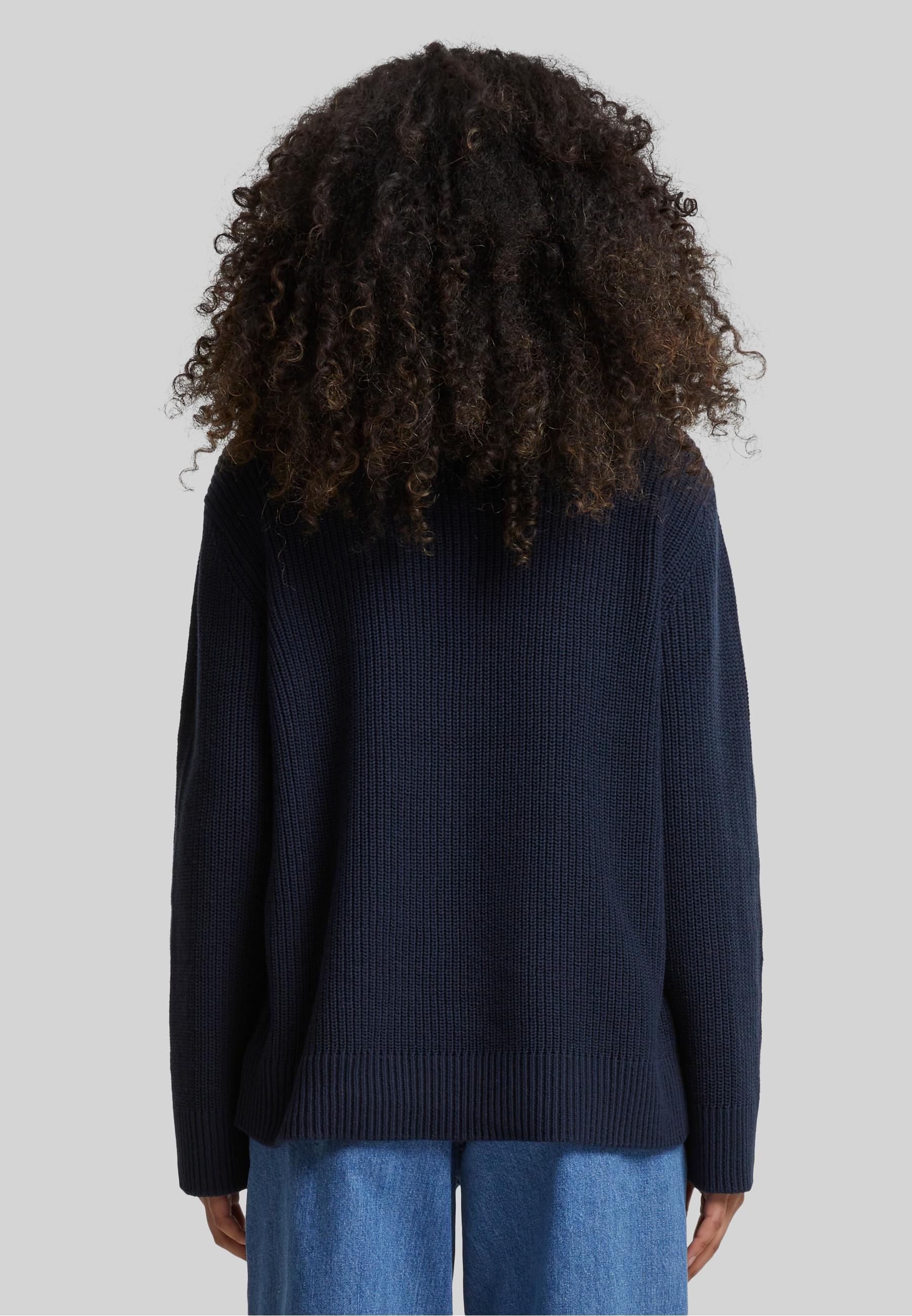 URBAN CLASSICS Rundhalspullover »Urban Classics Damen Ladies Rib Knit Sweater«, (1 tlg.)