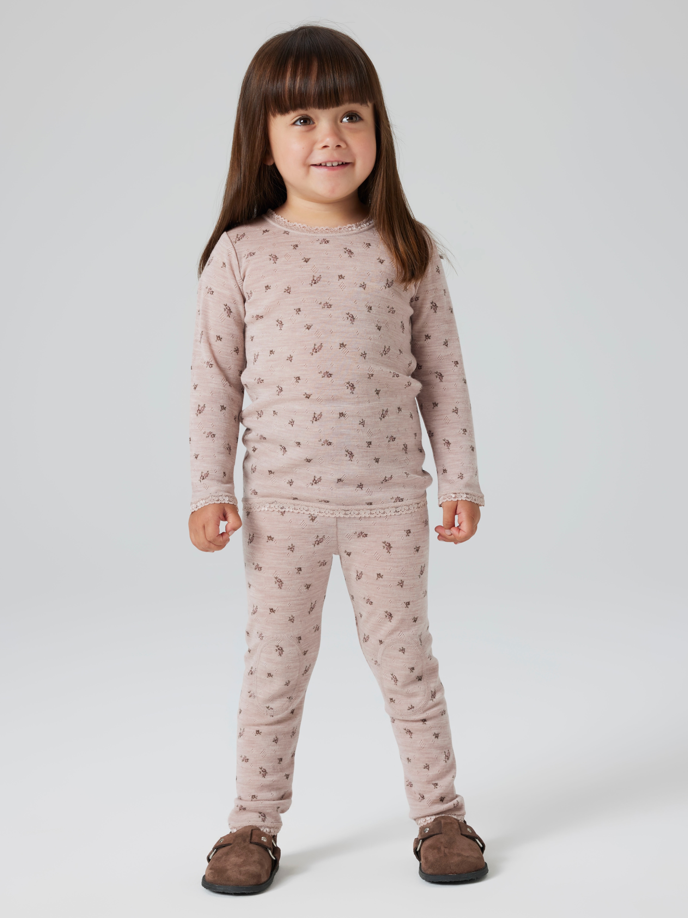 Name It Leggings »NMFWANG WOOL NEEDLE LEGGING NOOS«, aus reiner Merinowolle