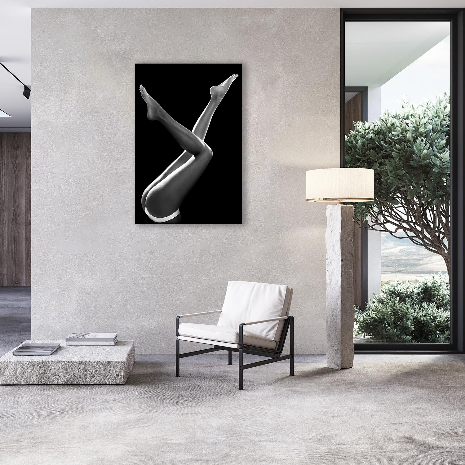 queence Alu-Dibond-Druck "Verführerische Frauenbeine" Bilder von Frauen  Er günstig online kaufen