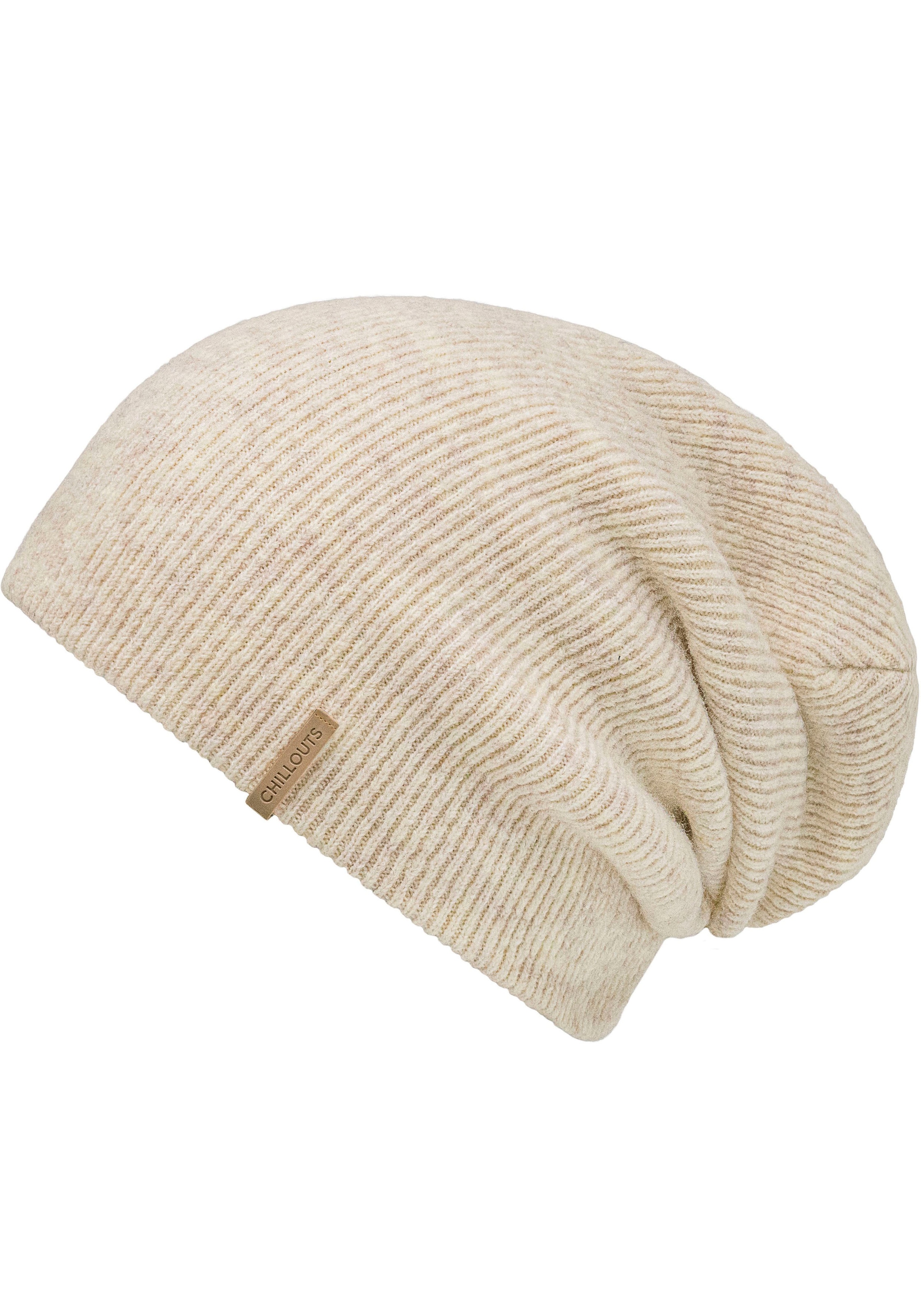 chillouts Beanie »Milea Hat«, tragbar als Beanie oder als Strickmütze mit Umschlag