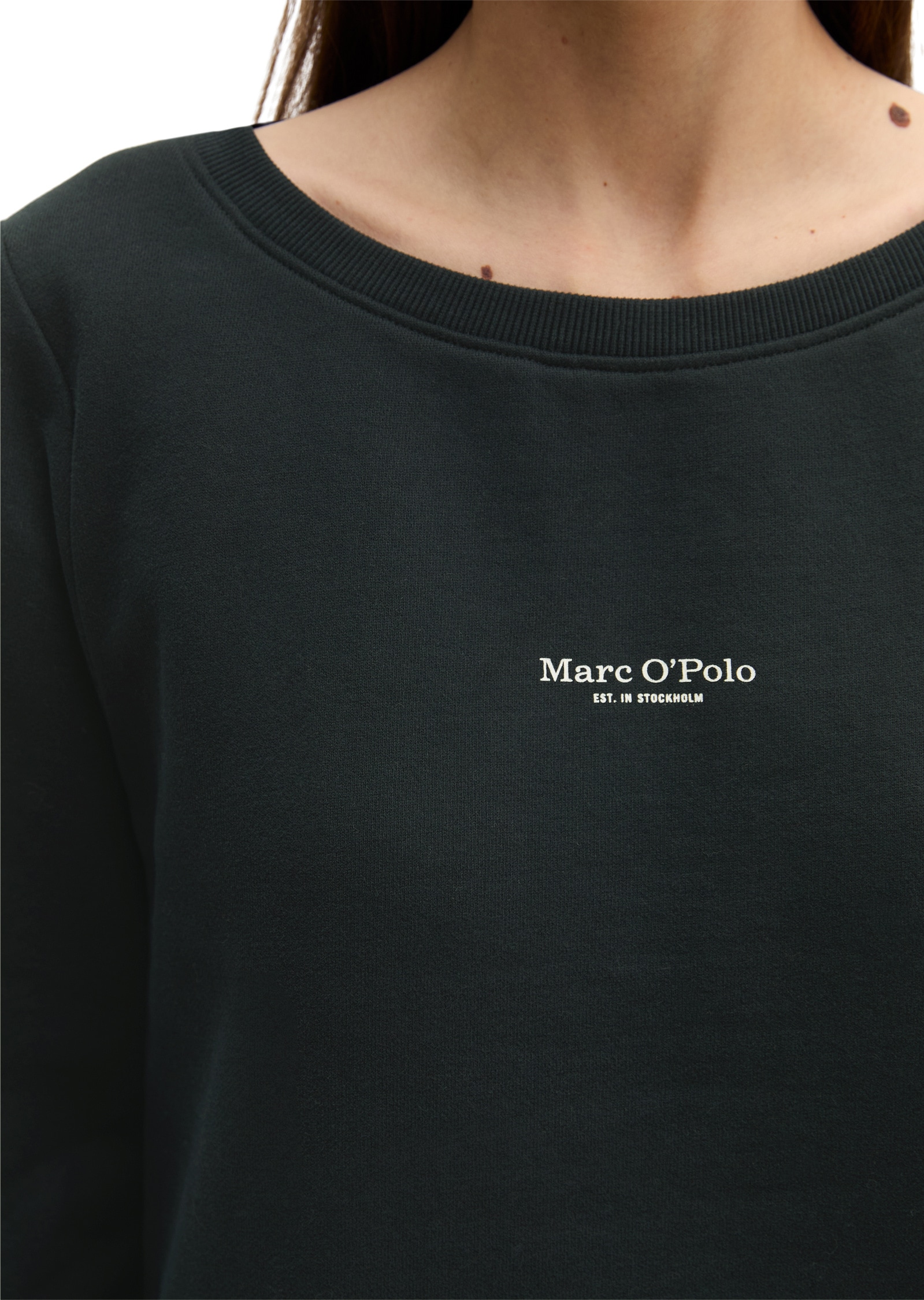 Marc O'Polo Sweatshirt »mit gepeachter Oberfläche«
