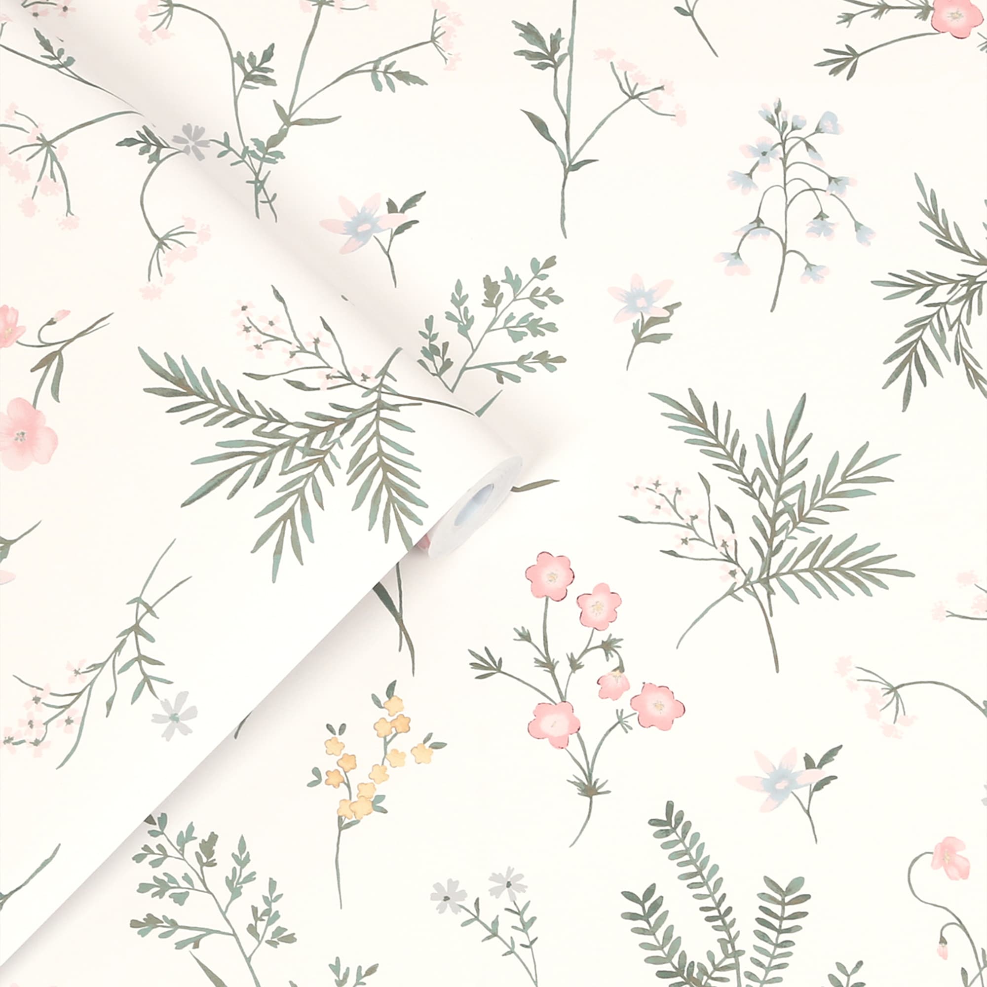 LAURA ASHLEY Vliestapete "Crosswell Coral Pink" floral texturiert 10mx52cm