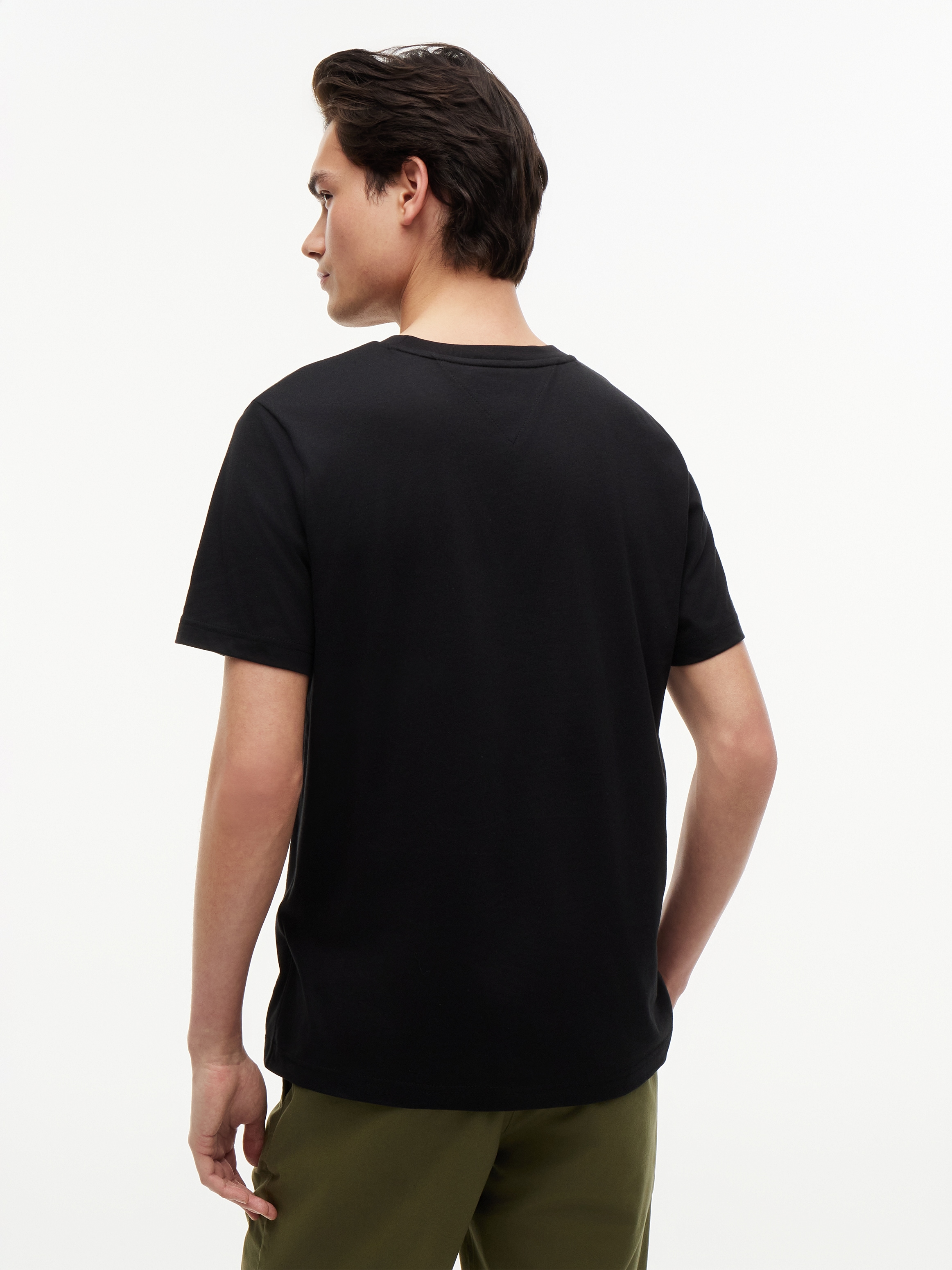 Tommy Hilfiger T-Shirt »SCRIPT FLAG REGULAR TEE« aus Jersey mit Flag-Grafik