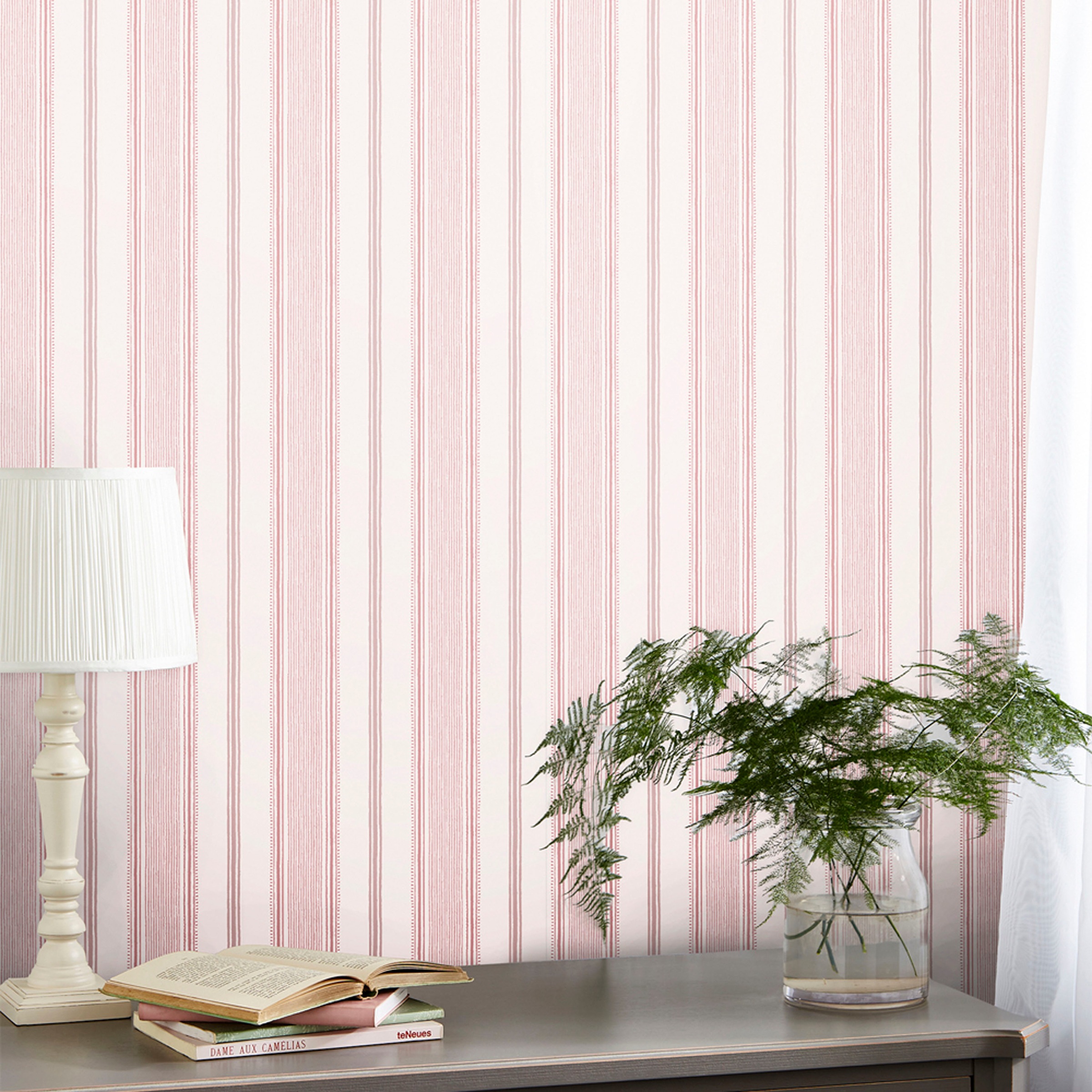 LAURA ASHLEY Vliestapete »Heacham Stripe«, Motiv, Motiv