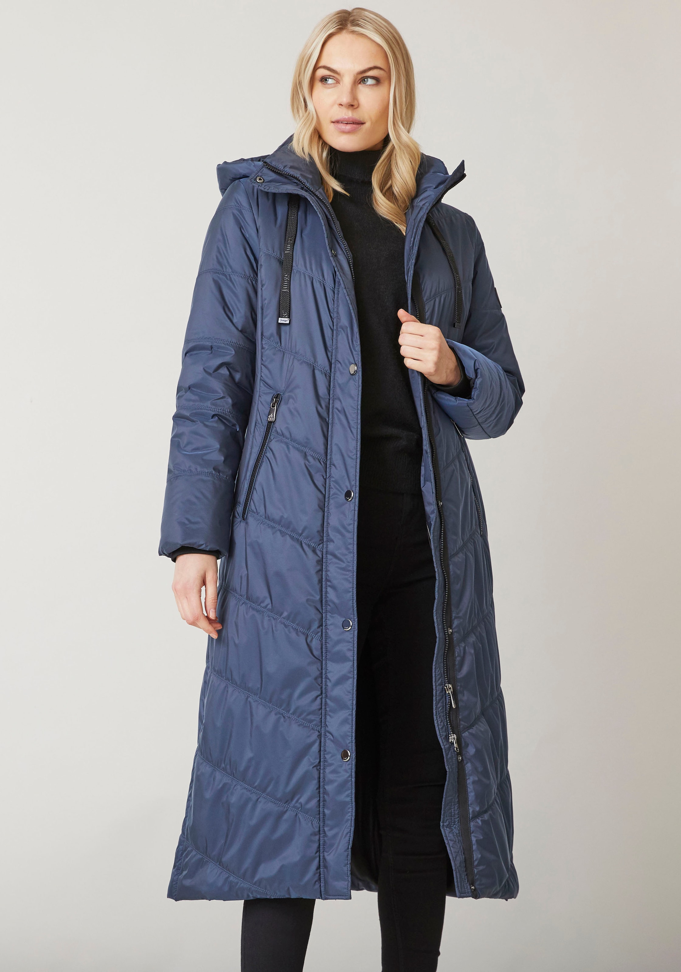 Junge Danmark Winterjacke »Ina«, mit Kapuze, mit seitlichen  Reißverschlusstaschen für bestellen | BAUR | Übergangsjacken