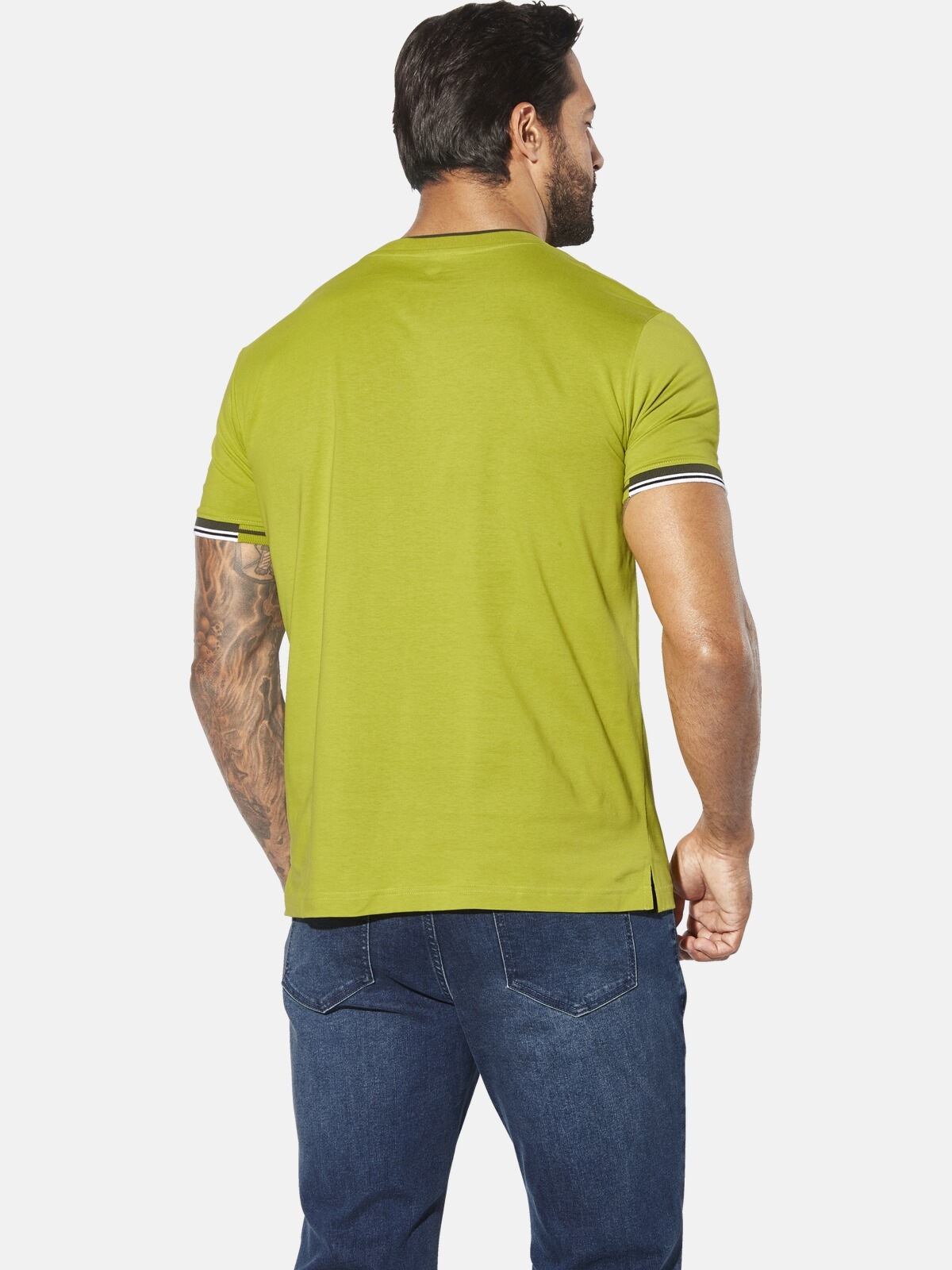 T-Shirt JAN VANDERSTORM "T-Shirt MORKBERG", Herren, Gr. 5XL, grün, Obermaterial: 100% Baumwolle CO., Shirts T-Shirt 2