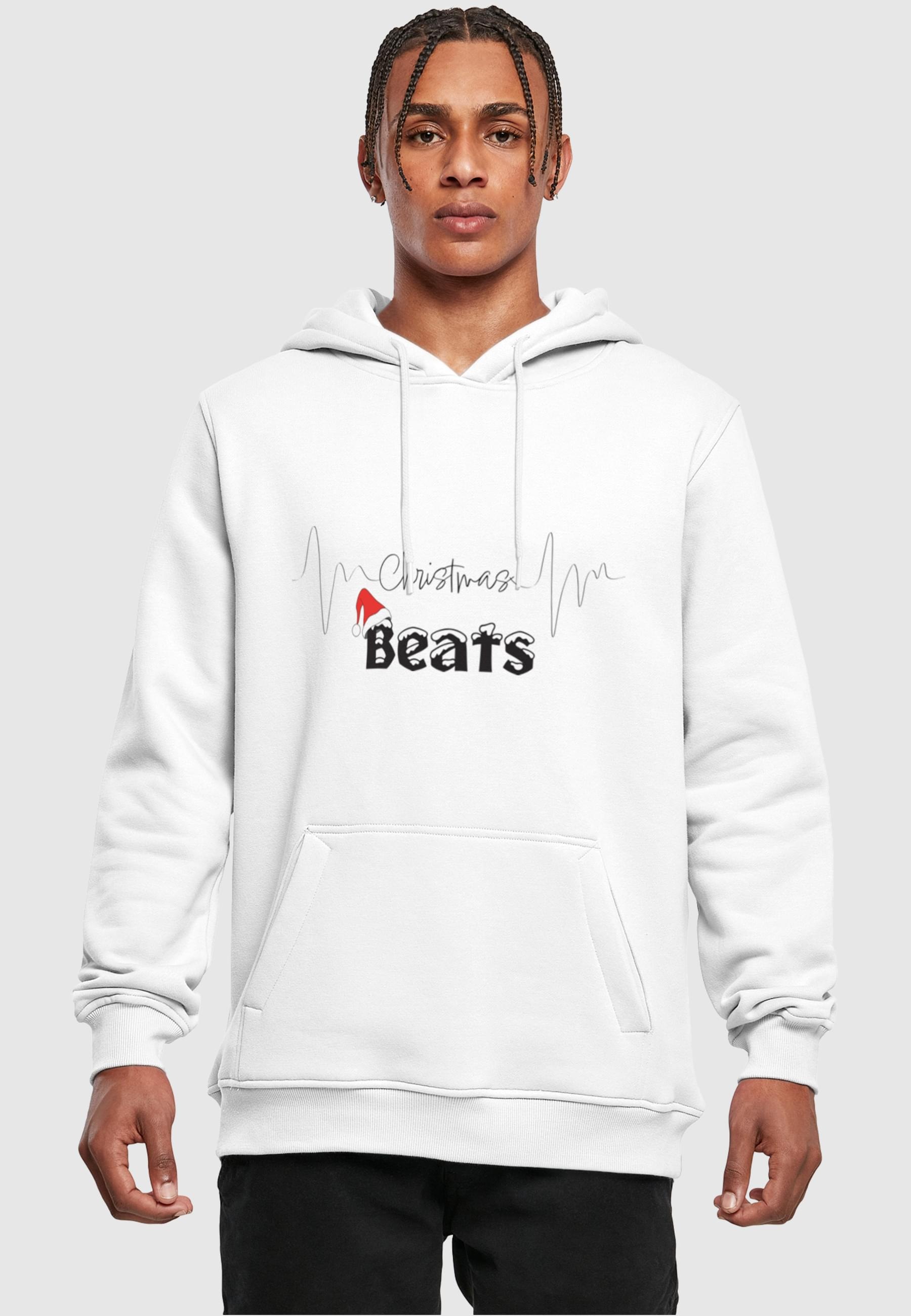 Merchcode Kapuzensweatshirt »Merchcode Herren Christmas beats Heavy Hoody«, (1 tlg.)