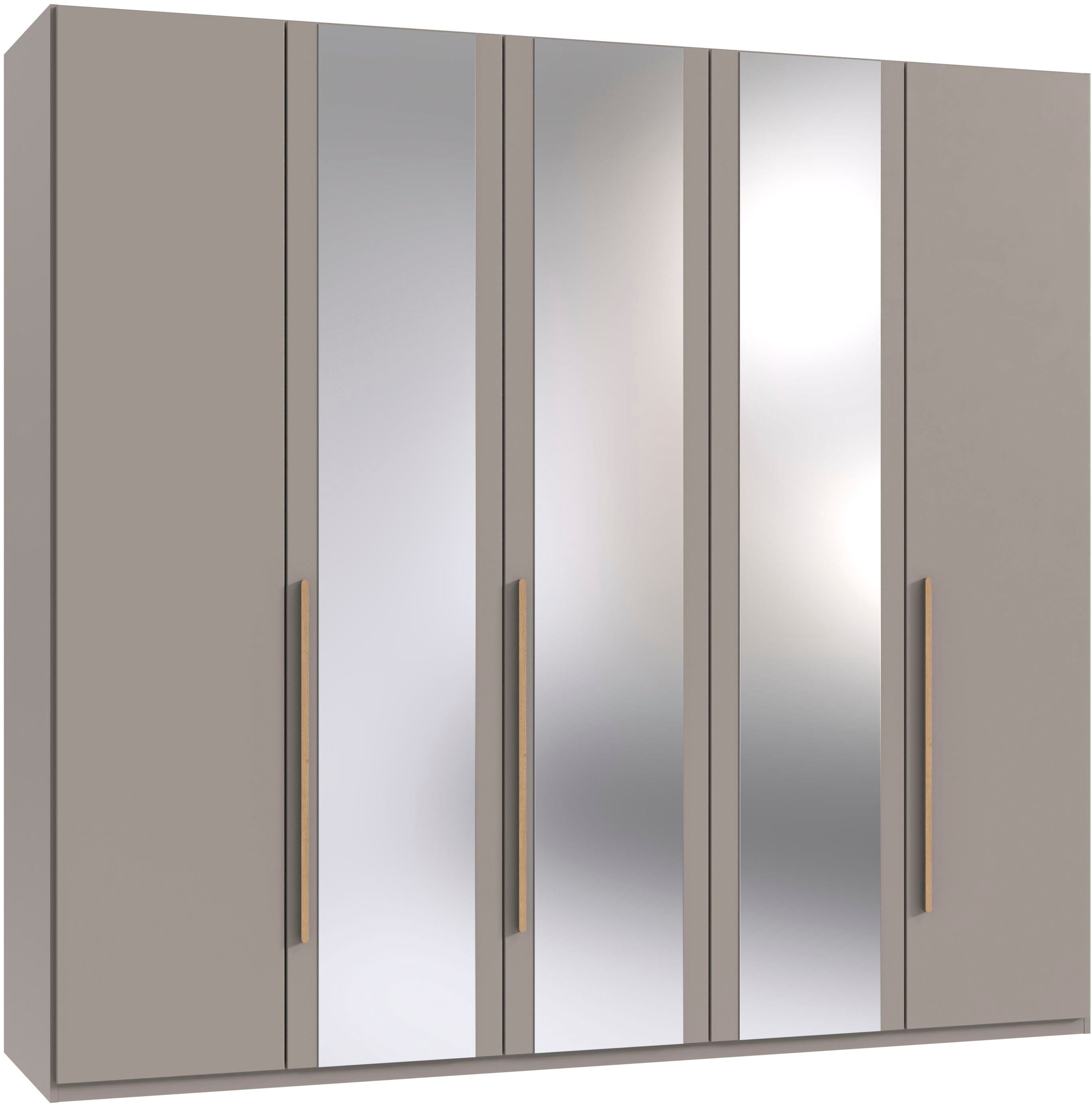 Wimex Drehtürenschrank "London in den Breiten 180cm, 225cm und 270cm erhältlich, inkl. Spiegel" Kleiderschrank wahlweise mit Basic- o. Premium-Ausstattung erhältlich