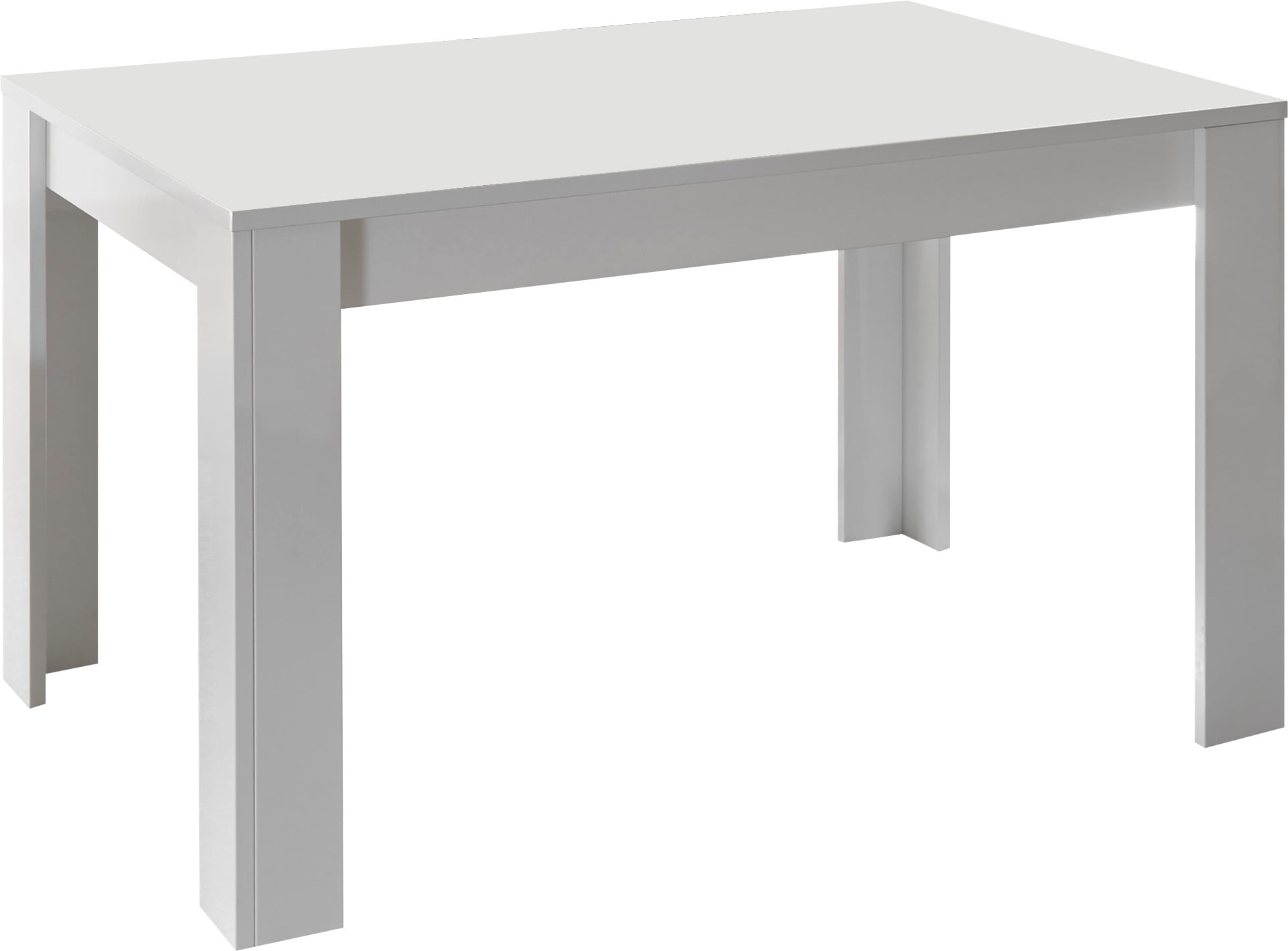 Home affaire Esstisch "Basic 137x90x79 cm (BxTxH), Esszimmertisch Weiss Hoc günstig online kaufen