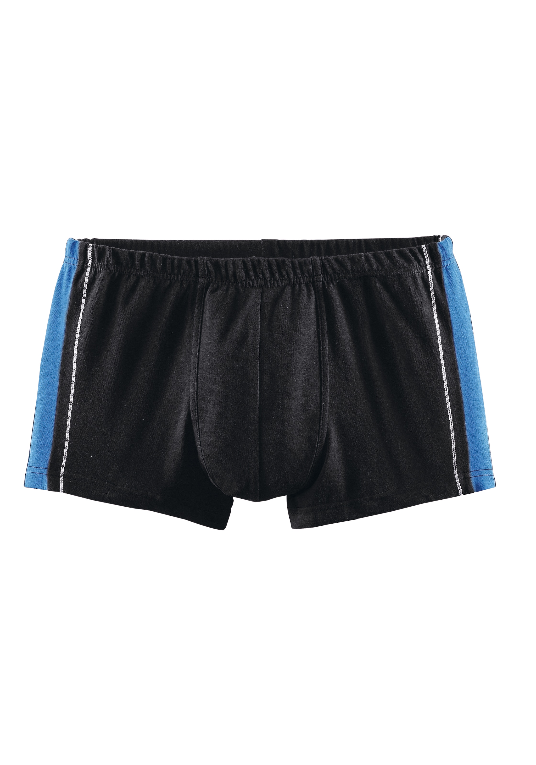 AUTHENTIC UNDERWEAR Boxer »Boxershorts für Herren« Packung, 4 Stk. mit kontrastfarbigen Streifen seitlich