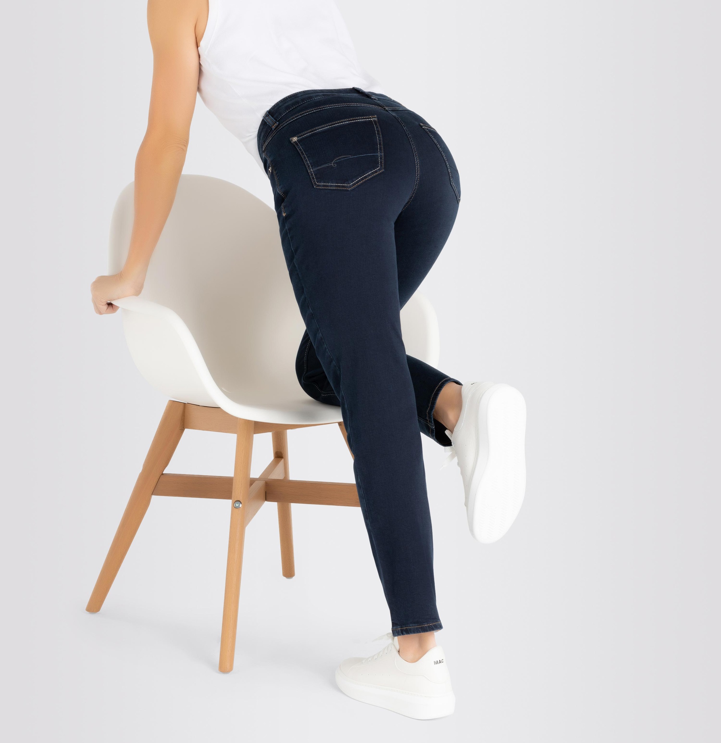 MAC Stretch-Jeans »Melanie«, Gerade geschnitten