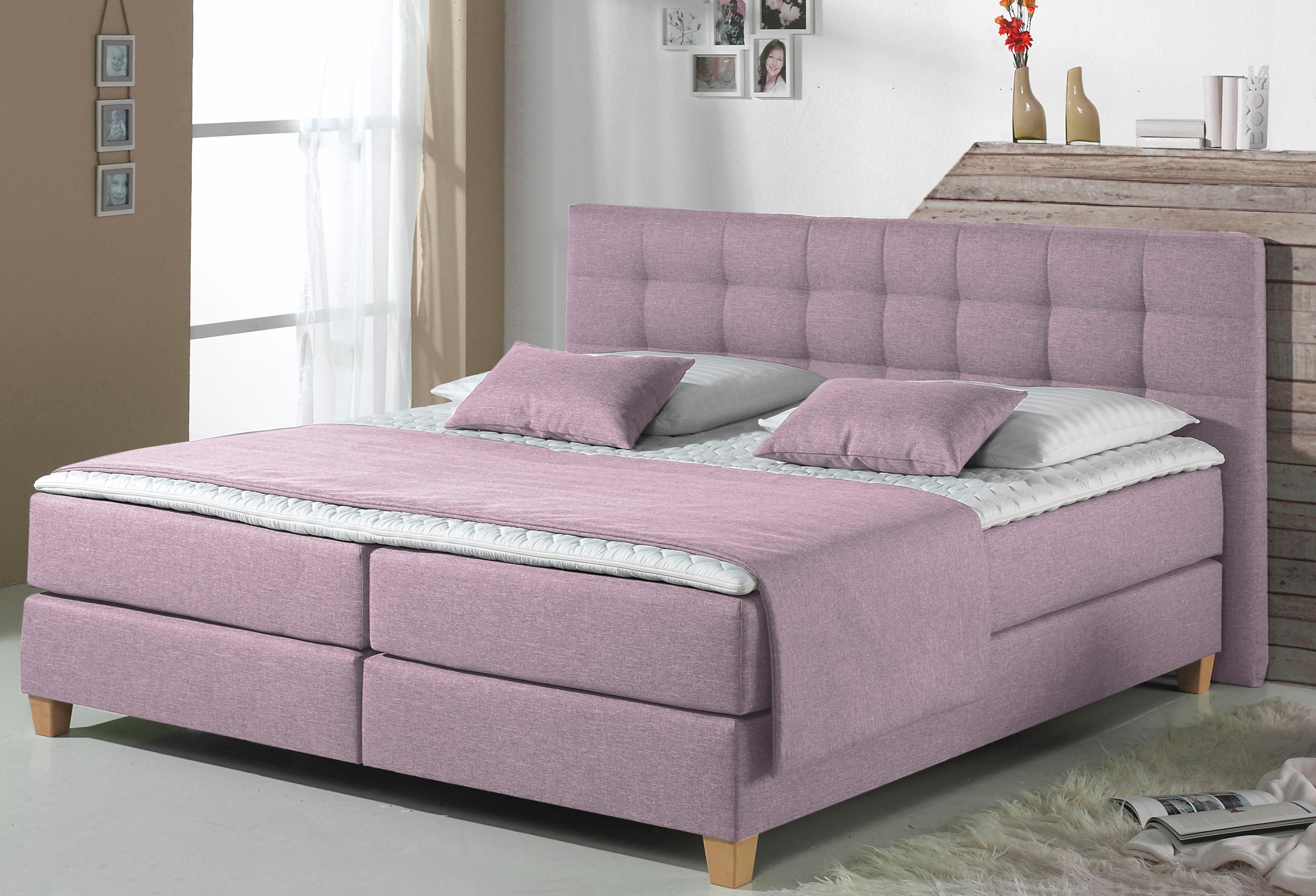 Home affaire Boxspringbett »Moulay«, inkl. Topper, 6 Breiten, 3 Härtegrade, TFK auch... kaufen