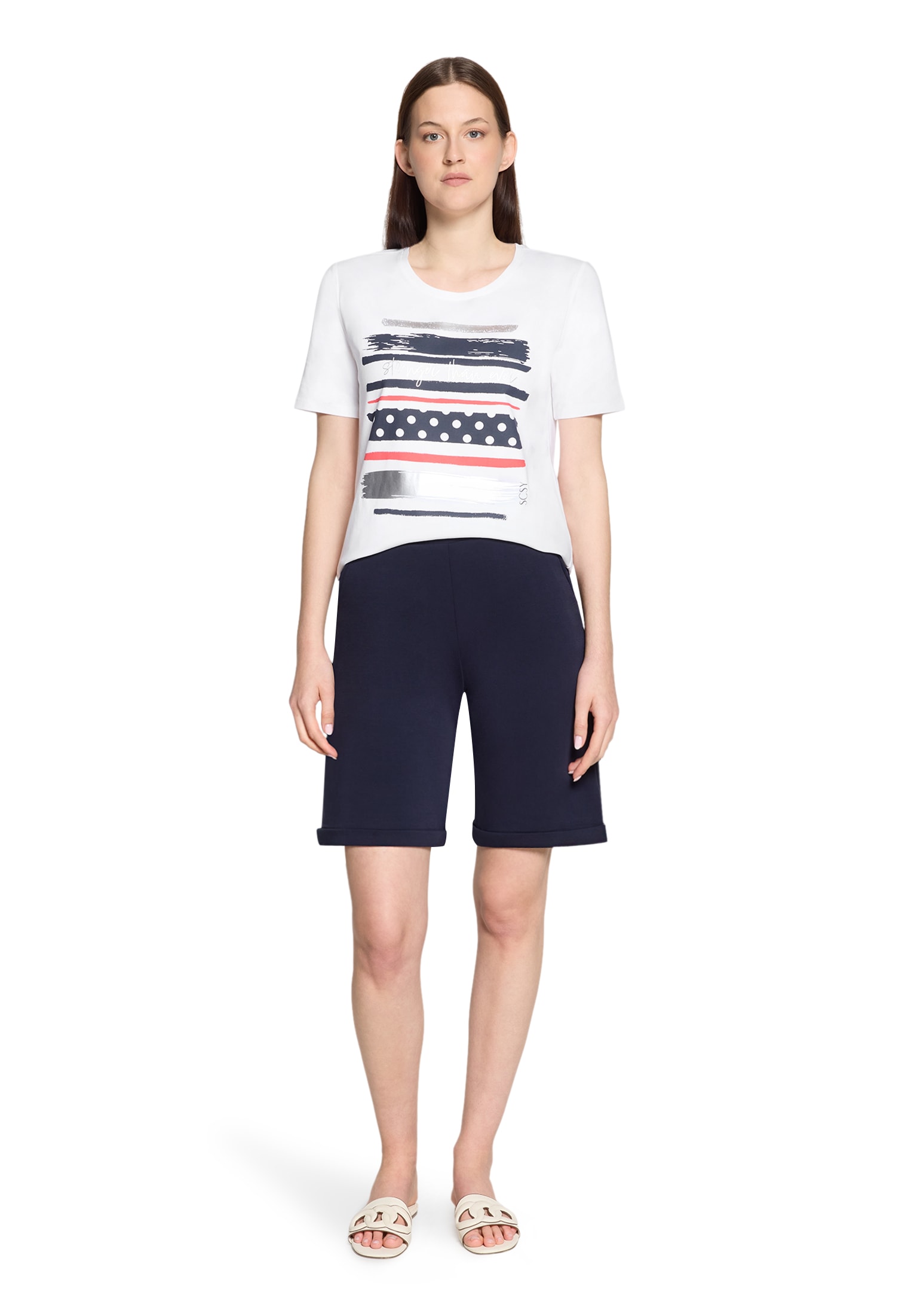 Betty Barclay Kurzarmshirt »Damen mit Aufdruck« 1 tlg.
