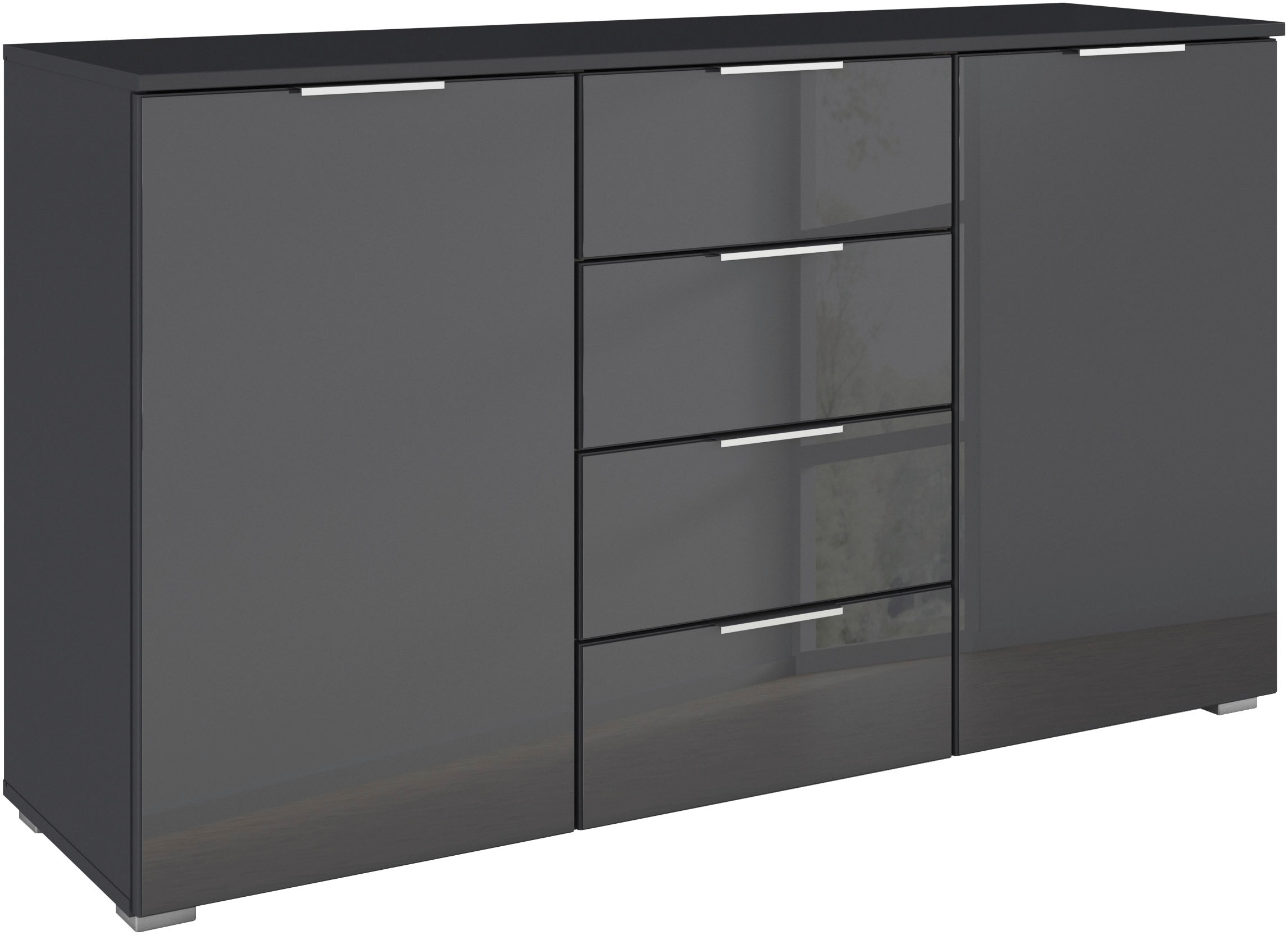 rauch Kombikommode "Sideboard Kombikommode Schubladenkommode AGORDO mit Gla günstig online kaufen