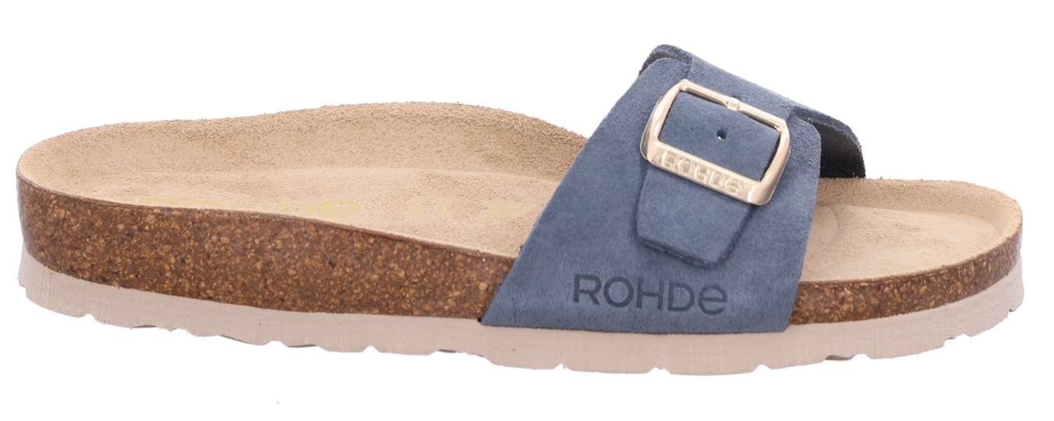 Rohde Pantolette, Keilabsatz, Sommerschuh, Schlappen mit vorgeformtem Softf günstig online kaufen