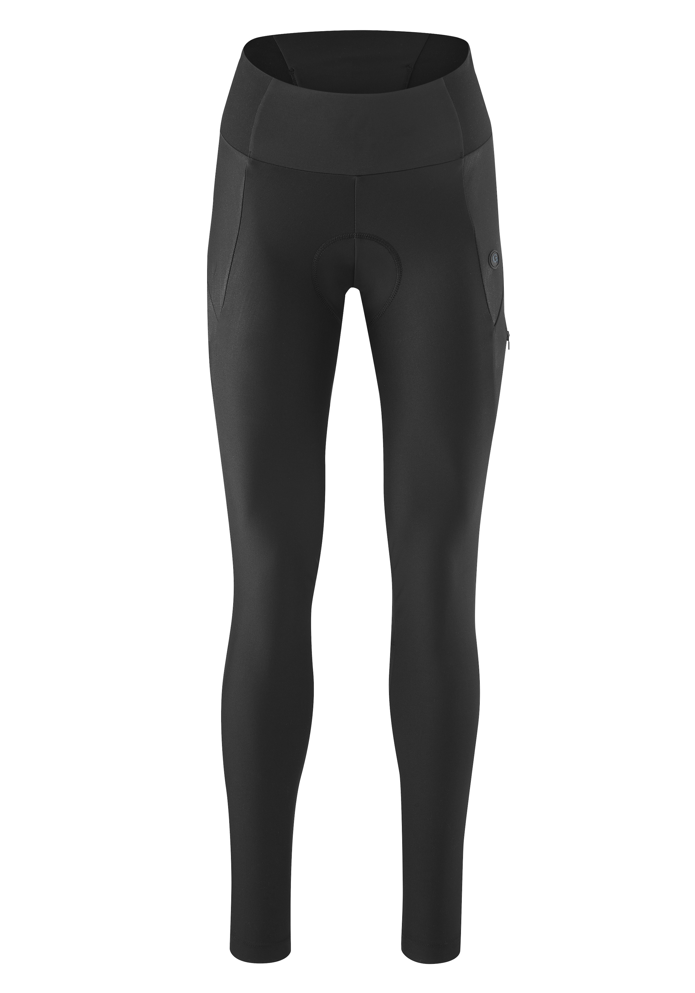 Gonso Fahrradhose "Essential Tight Cargo SC W", Damen Radhose lang mit Sitzpolster, Radlerhose mit Taschen, Tight Fit