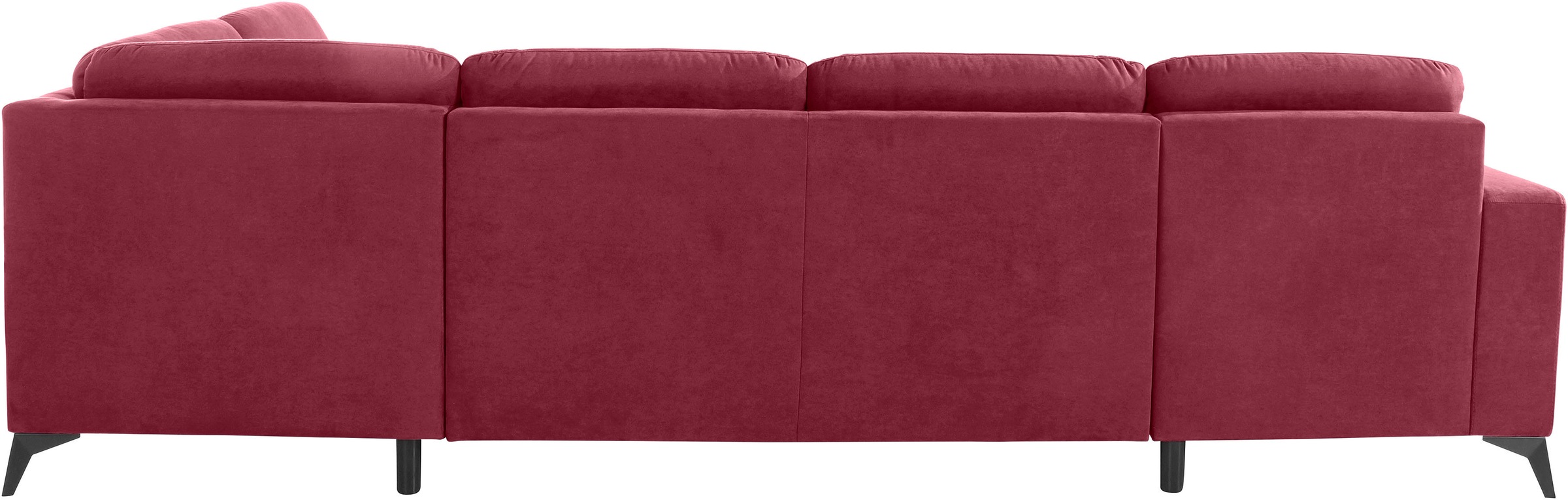 Places of Style Wohnlandschaft »Lolland U-Form«, Wahlweise mit Bettfunktion und Stauraum, auch mit abwischbarem Bezug