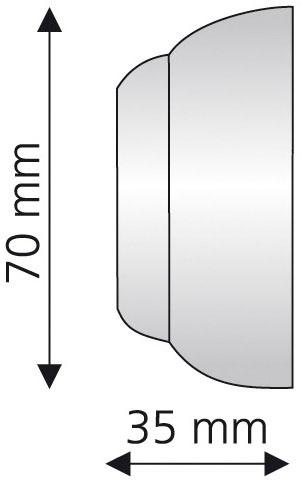 Liedeco Wandträger »Thüringen«, (1 St.), für Gardinenstangen Ø 28 mm