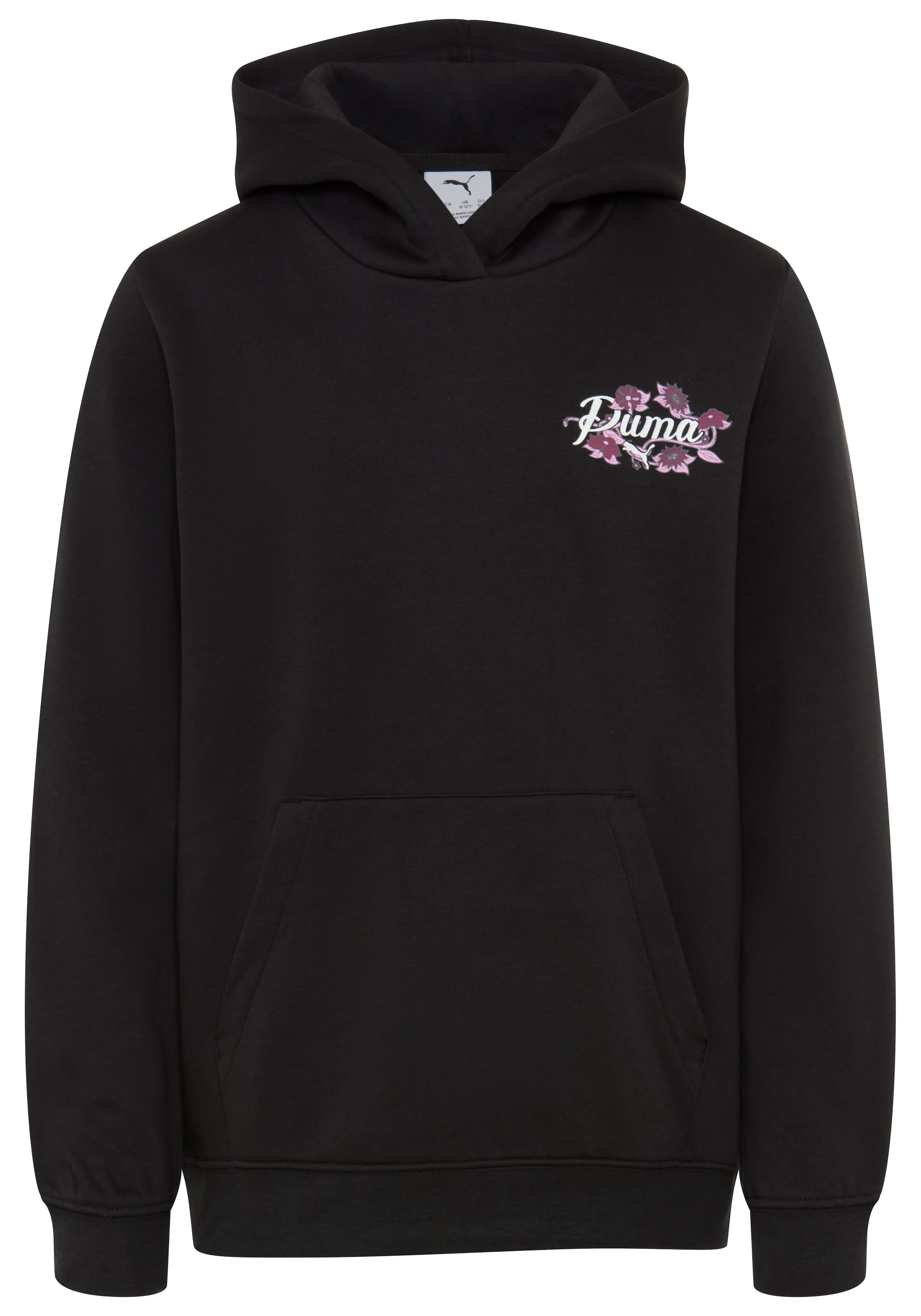 PUMA Kapuzensweatshirt »ESS NATURE 20 GRAPHIC HOODIE FL«, mit Kapuze, Kängurutasche, Regular Fit, für Jugendliche
