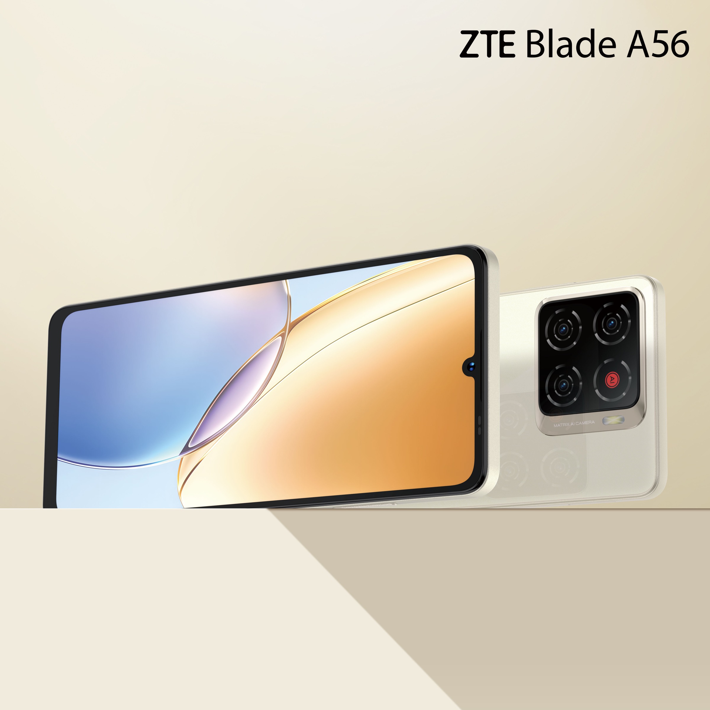 ZTE Smartphone »Blade A56«, Floating Gold