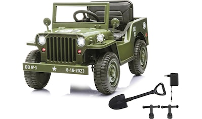 Elektro-Kinderauto »Ride-on Jeep Willys MB Army grün«, ab 3 Jahren, bis 25 kg